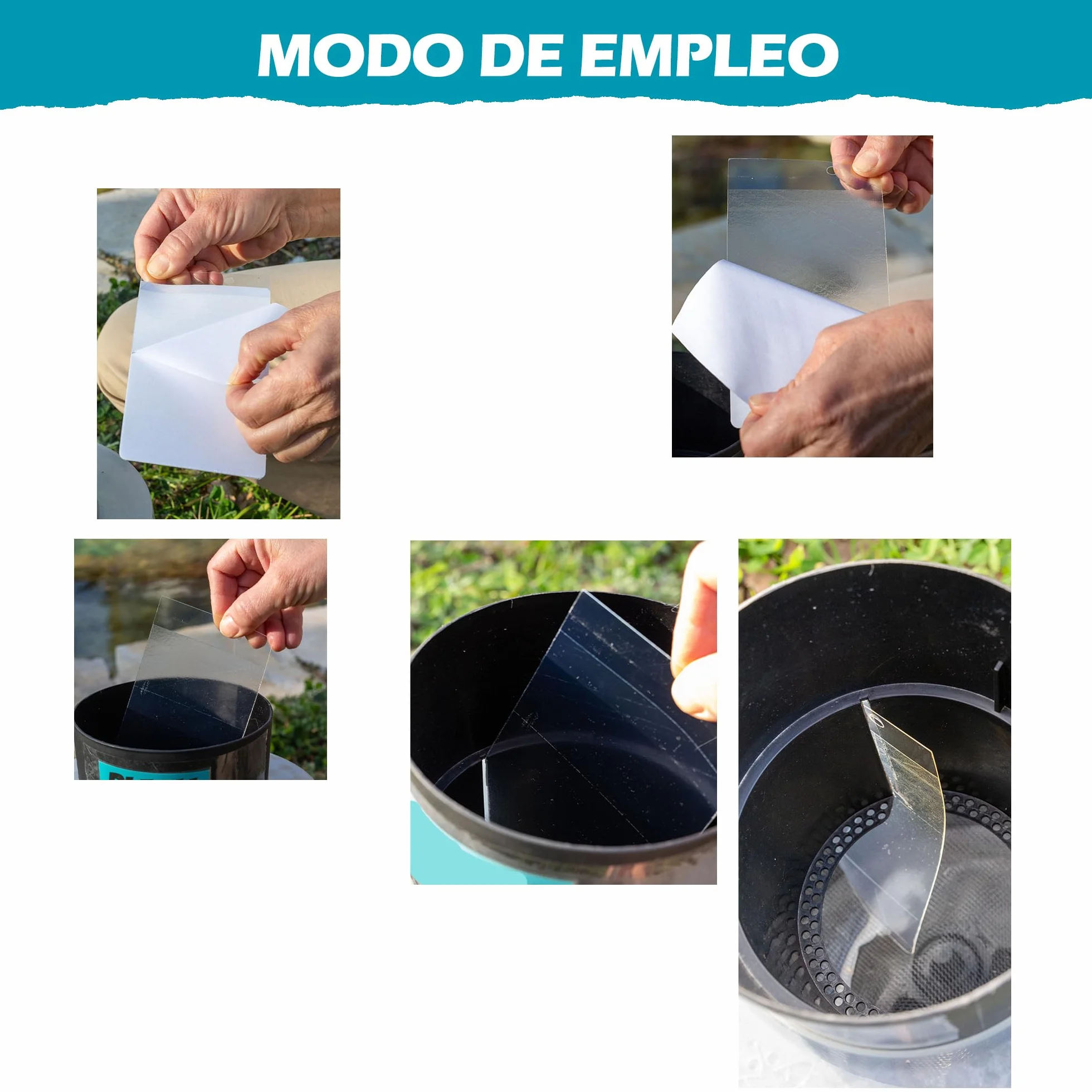 Mostiky: 30 Tarjetas Adhesivas compatibles con Biogents BG-GAT. Paquete de 30 Tarjetas Adhesivas para capturar Mosquitos Tigre Antes de Que pongan Sus Huevos.