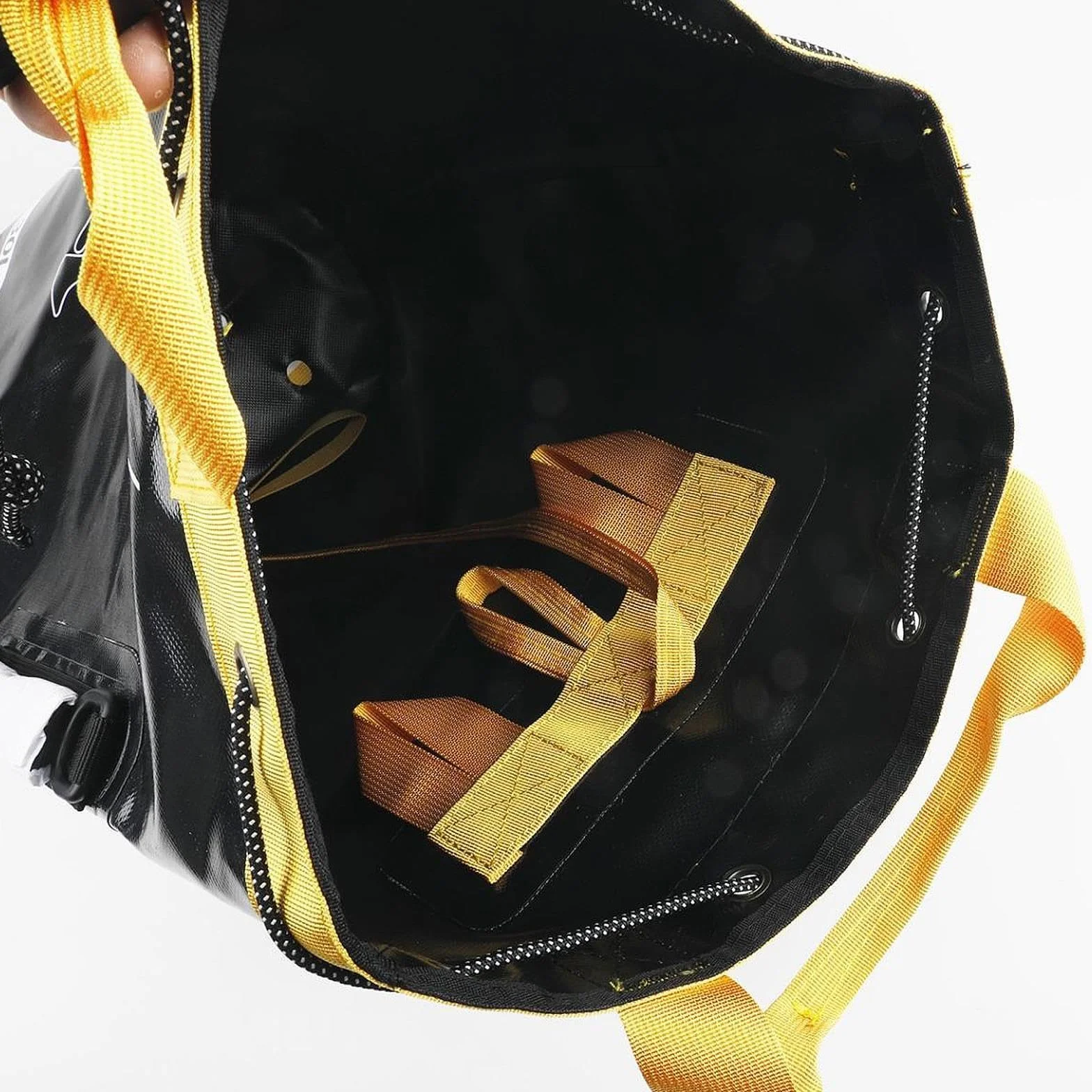 Baoblaze Mochila Tipo Cubo para Cuerda de Escalada, Bolsa Profesional para Arboristas