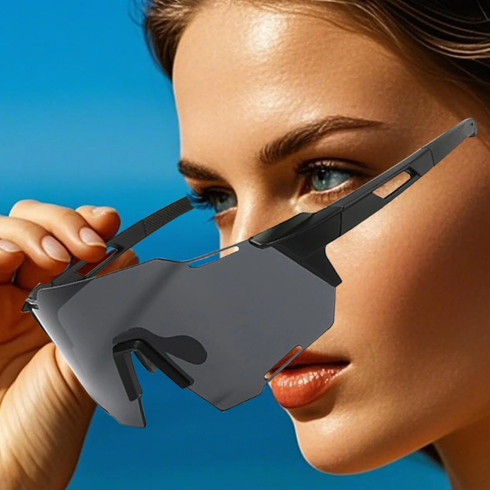 Gafas Transparentes para Motocicleta Lentes de Esquí Sin Marco Fotocromáticos Hombre Deportes Invierno Snowboard