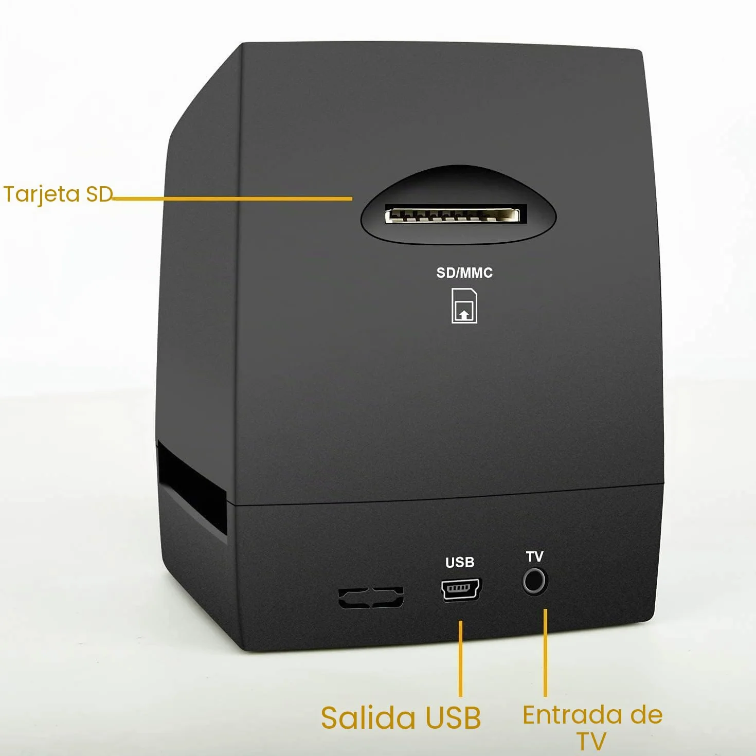 DIGITNOW! Escáner de negativos y diapositivas 2,4" LCD 3600 ppp 35/135 mm JPEG