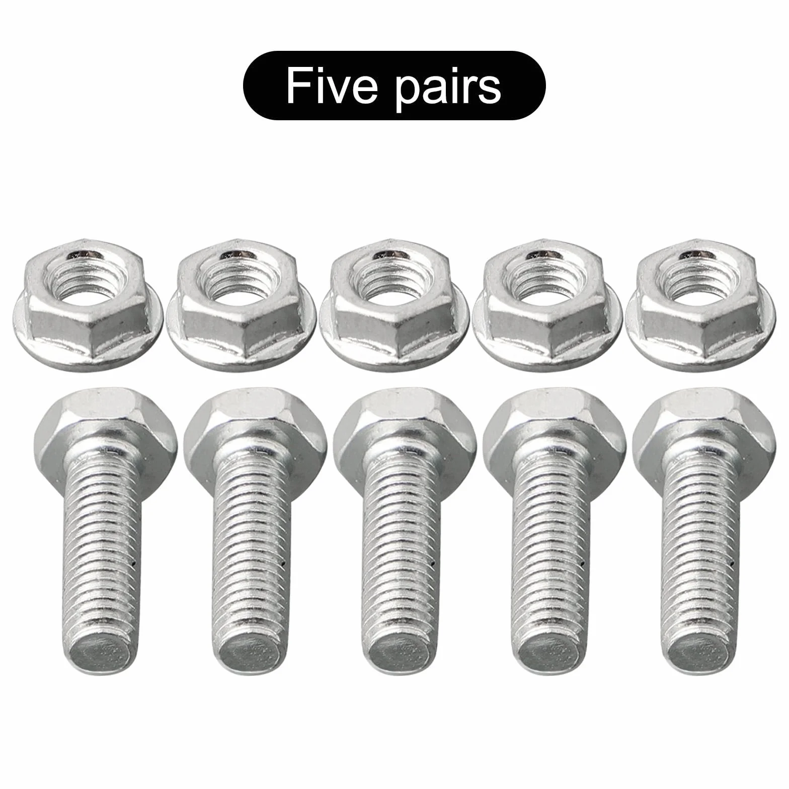 Juego de pernos y tuercas de repuesto 90119V45A00 para soplador de nieve Honda compatible con modelos HSS724A HSS928A HSS1332A