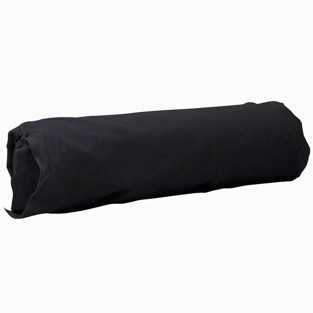 Membrana geotextil Fibra de poliéster Negro 1x10 m Malla Antihierbas,Resistente a la Rotura y Estabilizada contra UV,Protección césped Artificial,Lona antimalezas jardín 50 m (100 gsm)