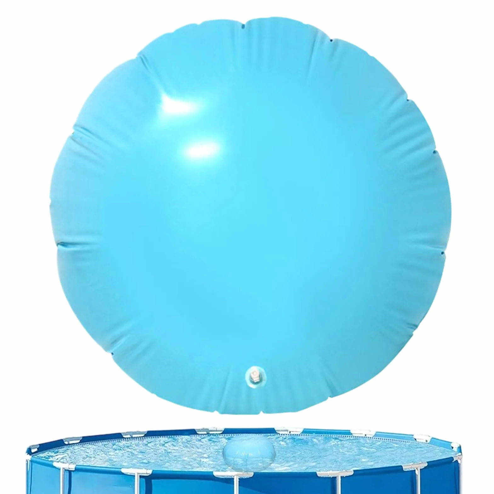 Almohadillas para Piscina | Almohadilla Inflable PVC para Piscina Enterrada | Equilibrador de Hielo Resistente al Frío Balón de Natación Kit de Cierre Invernal para Playa Jardín Trasero SPA Piscinas