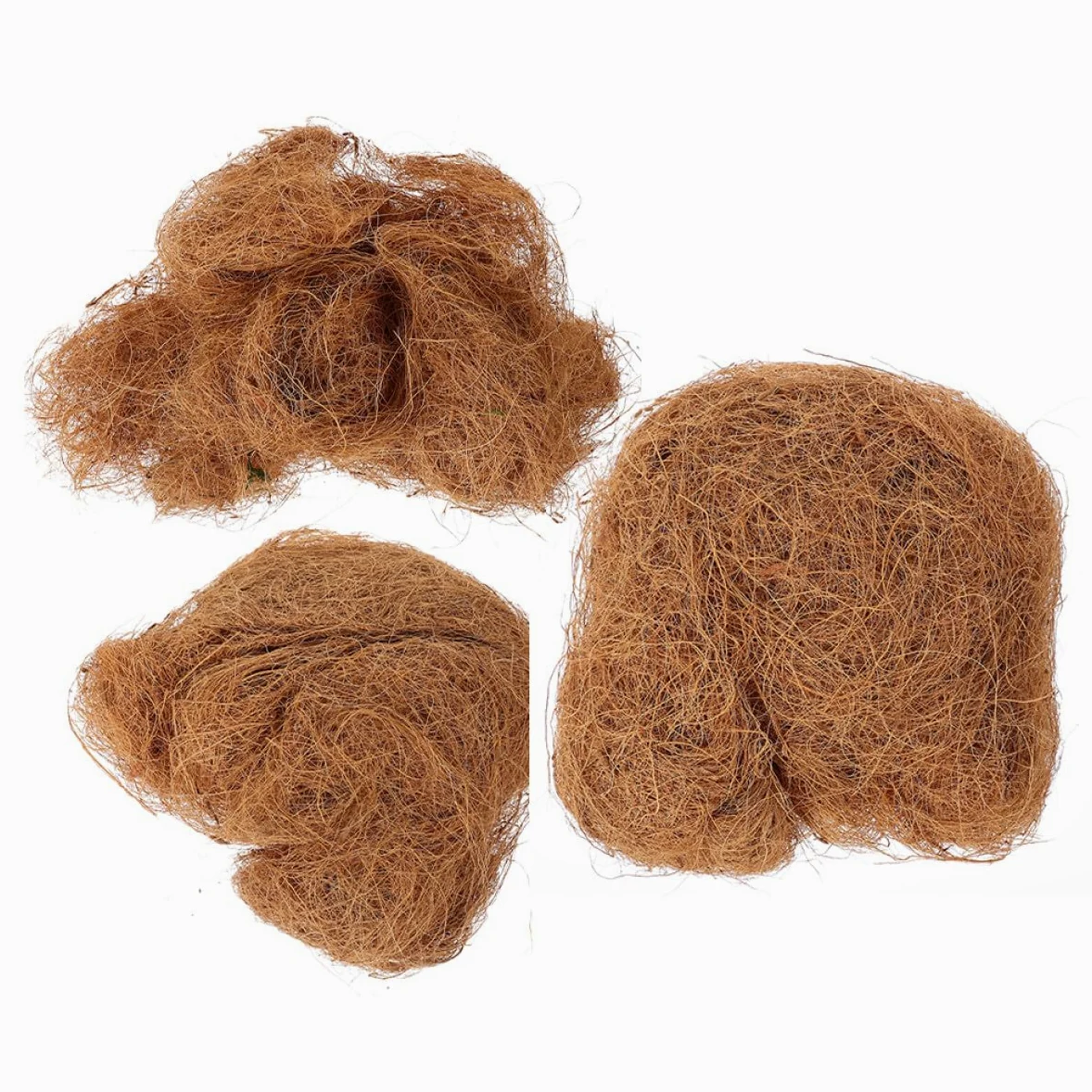 Fibra Natural para Macetas 3 Bolsas 300g 100g Cada Una Revestimiento Orgánico para Plantas y Hortalizas Alta Aireación y Retención de Humedad Cubierta Transpirable para
