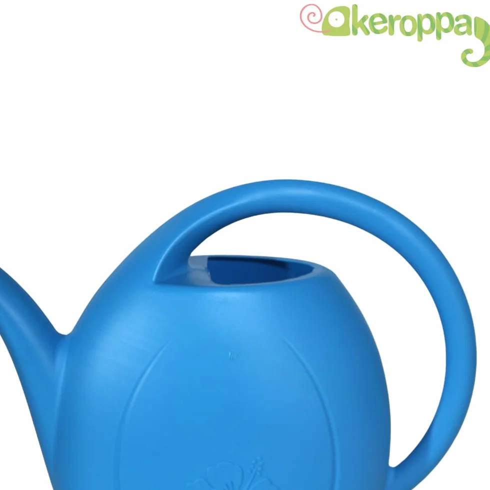 KEROPPA Regadera 3,5 L, Riego con Difusor, para Hogar o Jardines Pequeños, Material Reciclable, Resistente, Ligera, Verde Claro