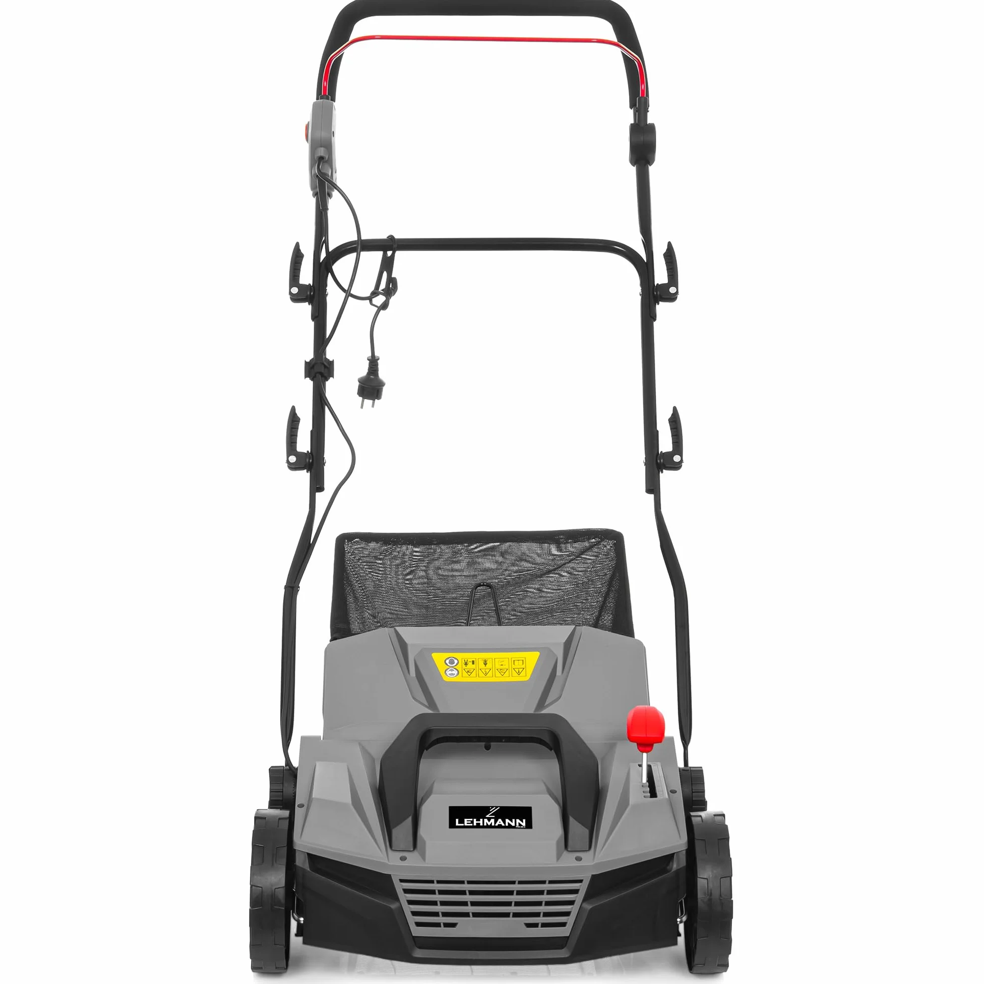 LEHMANN Teasel - Escarificador eléctrico con ancho de trabajo 38 cm, 2 W, 1800 W, ajustable en 5 niveles de -12 biz + 6 mm