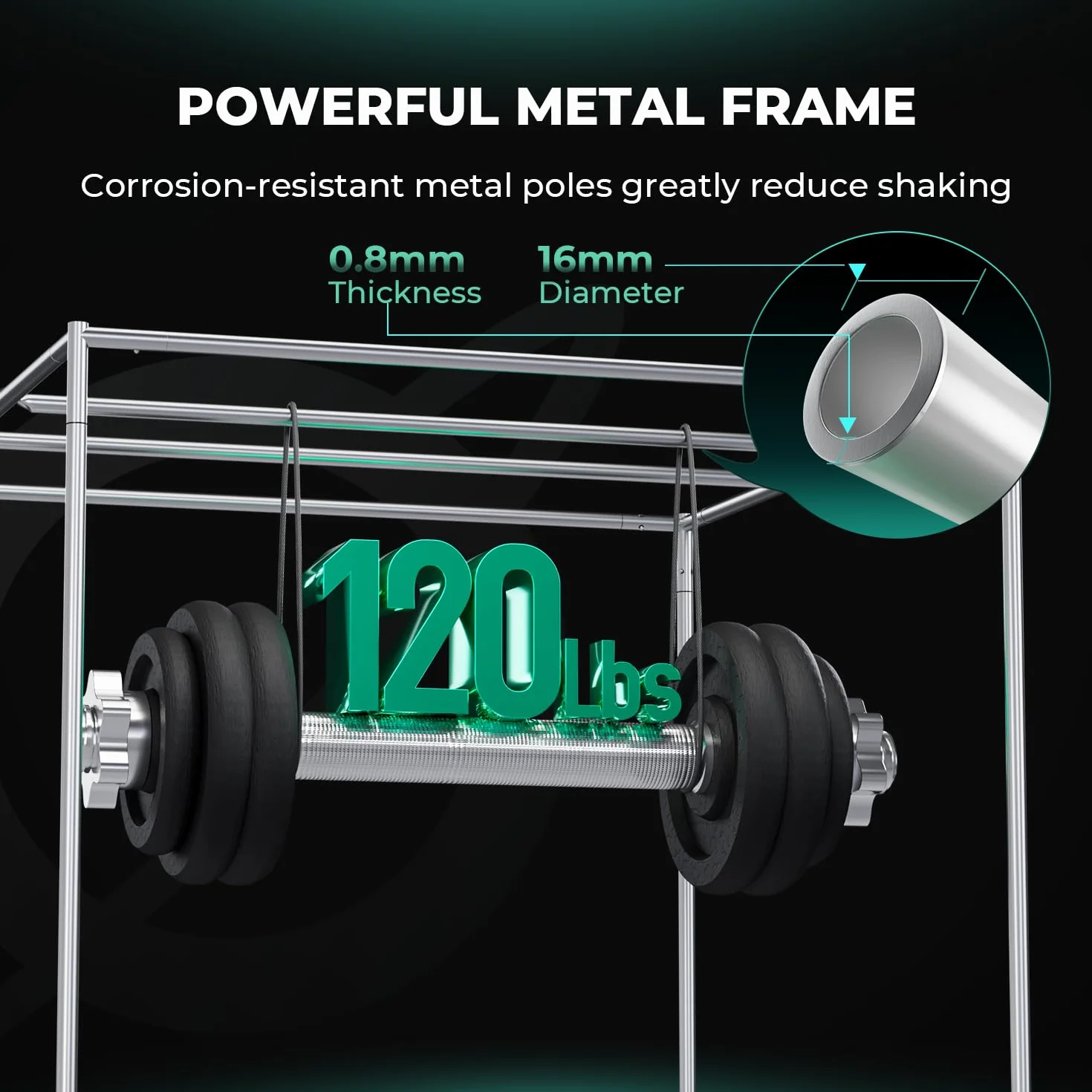 MARS HYDRO - Tienda de campaña para cultivo (70 x 70 x 160 cm, para cultivo en interiores, reflectante de Mylar, hidroponía, bandeja inferior extraíble, para plantas y espacios de crecimiento)