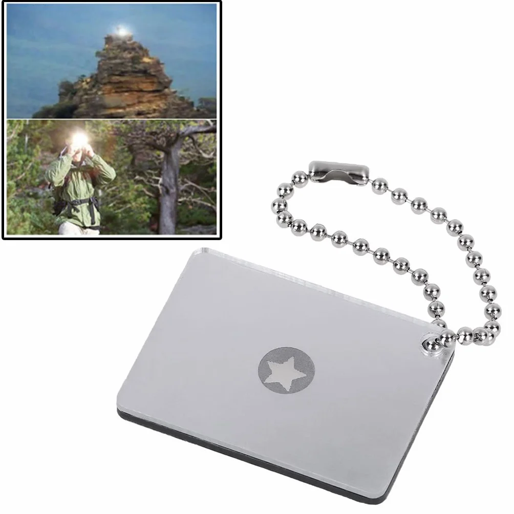 LANCHEN Outdoor Survival Signal Mirror Emergency Rescue Tool