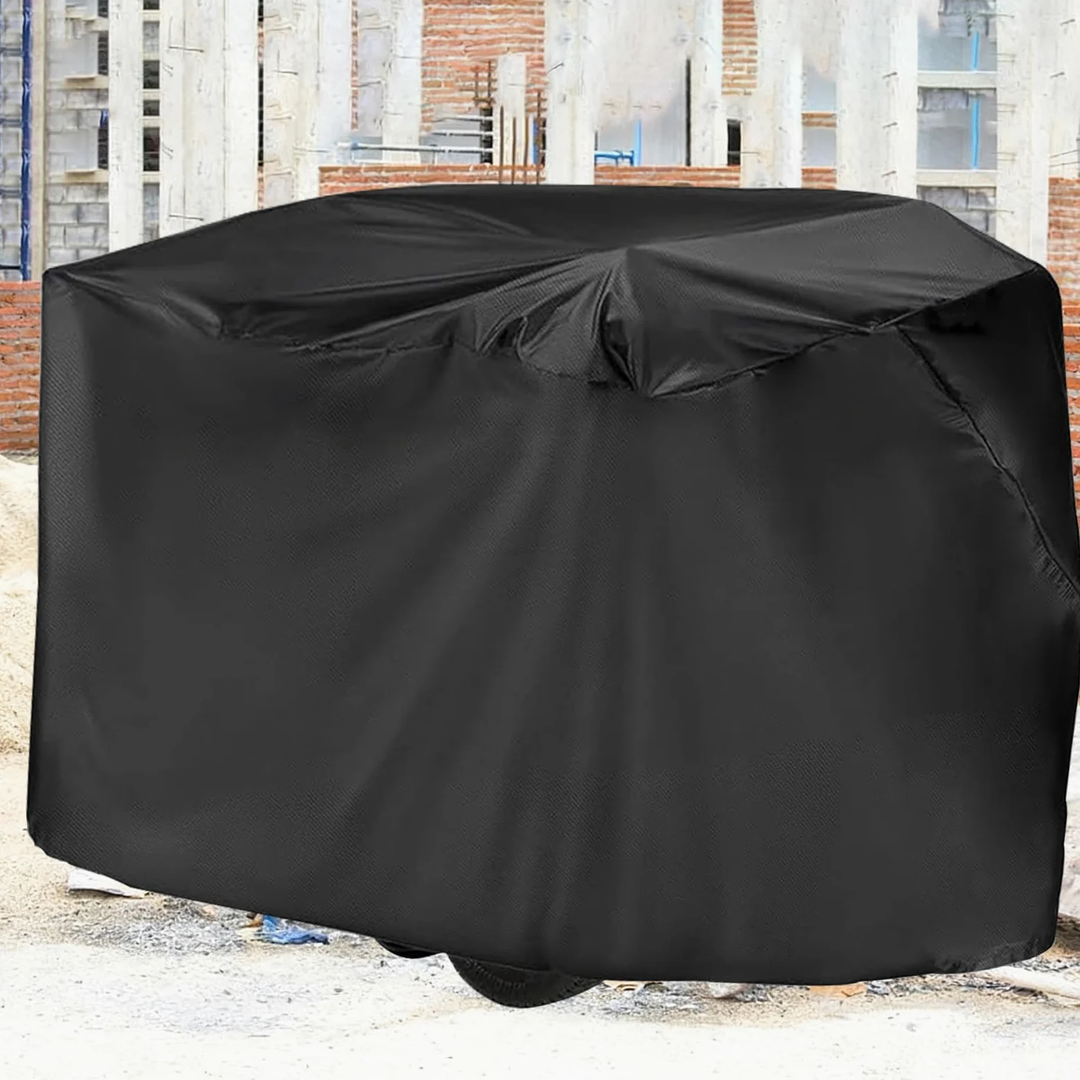 Funda para mezclador de barro – Tejido Oxford 420D resistente, material impermeable al agua y al polvo, construcción sostenible, protección contra la intemperie | Funda protectora para hormigonero