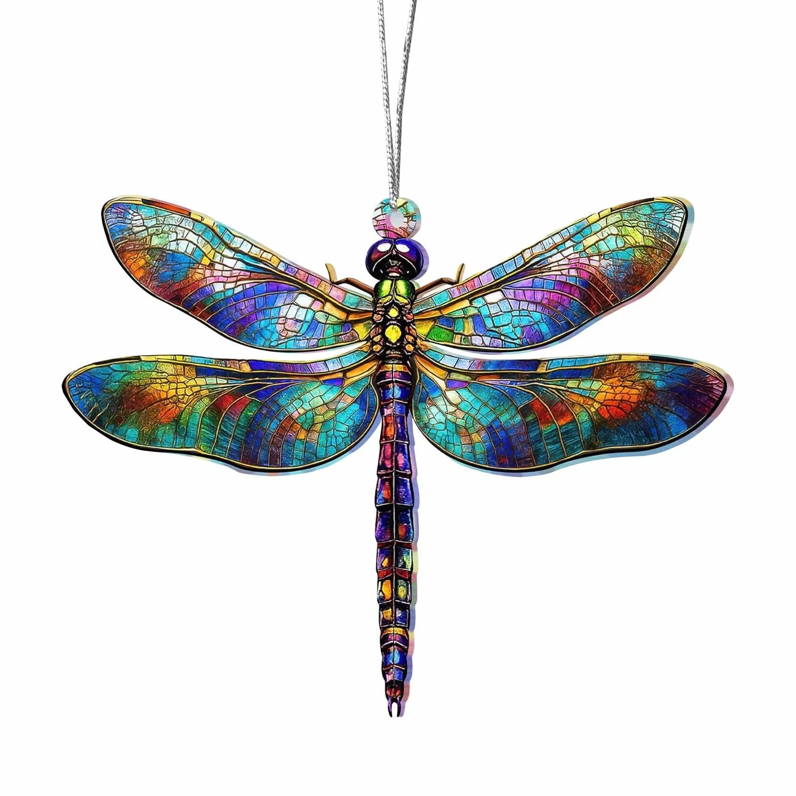 Atrapasoles de Libélula, Suncatcher Acrílico Captador, Decoración de Ventana, Decoración de Jardín, Decoraciones Navideñas, Regalos de Cumpleaños para Mujeres