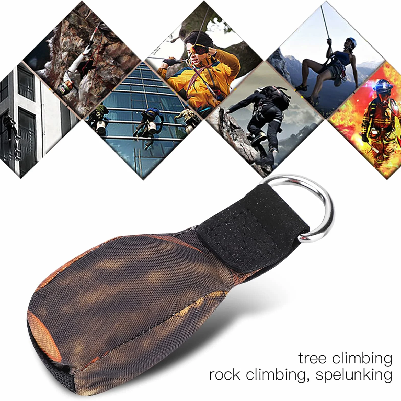 Arborist Tree Rock Climbing Spelunking Rope Throw Weight Bag