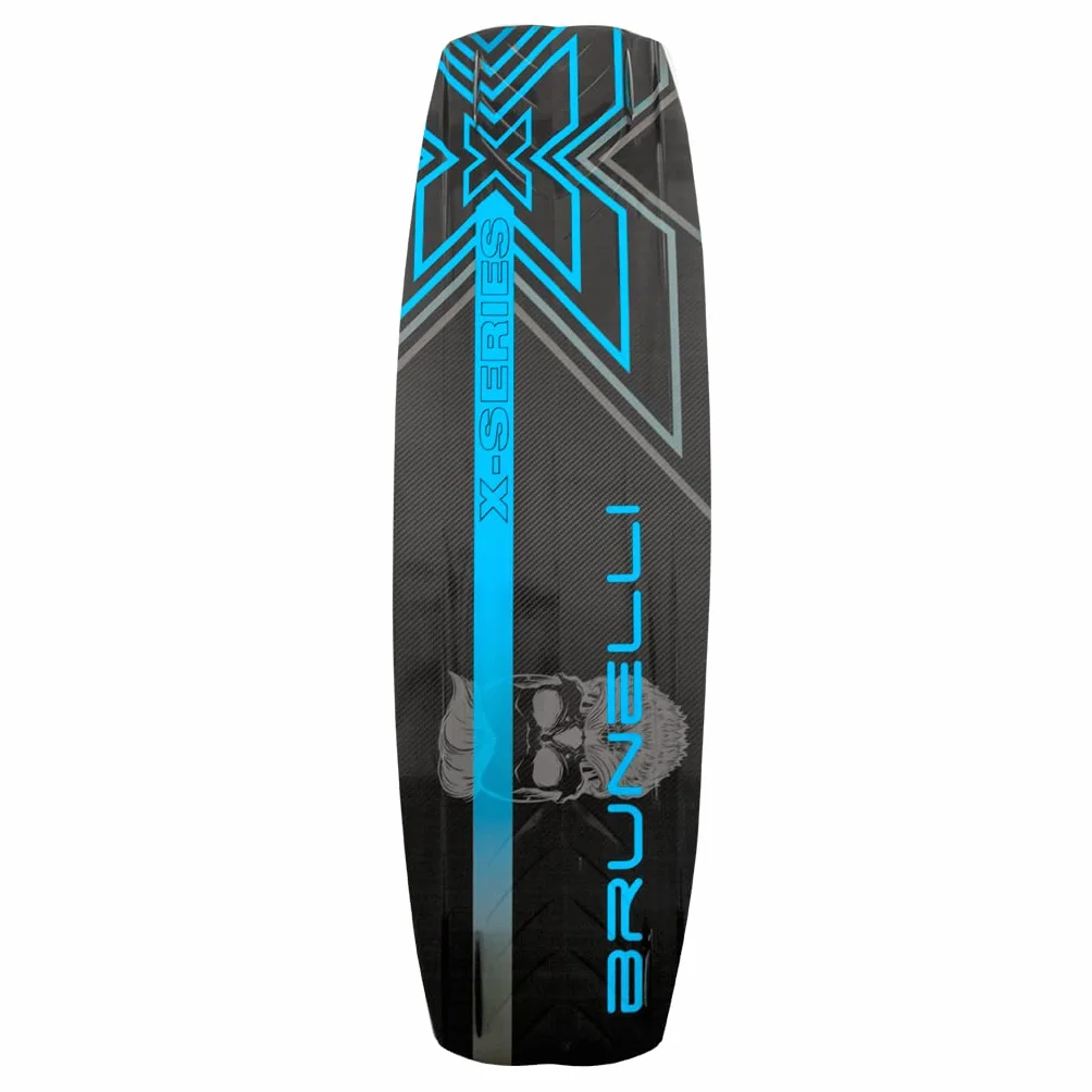 BRUNELLI Juego de wakeboard de carbono 138 cm con fijaciones Jobe Maze