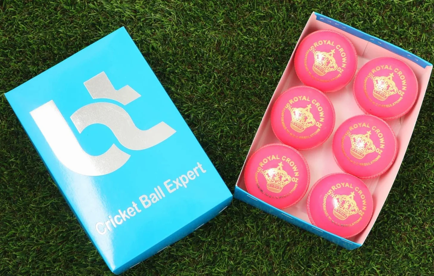 Pink Cricket Balls Pack of 6 - 4 Piece Set