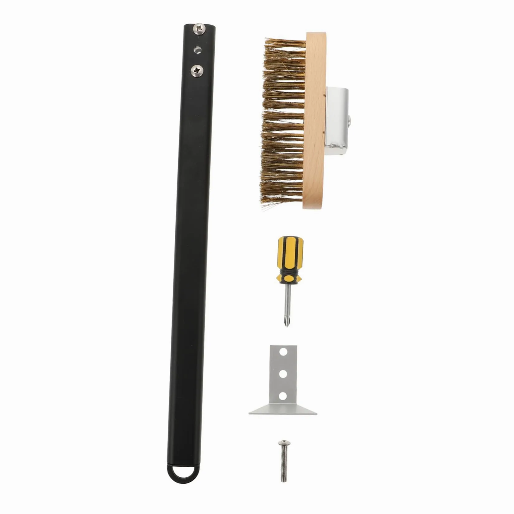 TOYANDONA Herramienta para de Diseño Antideslizante y Ahorro de Esfuerzo Práctica Cepillo de Cobre de 40 Cm para Limpiar Horno Cocina Hornos y Parrillas