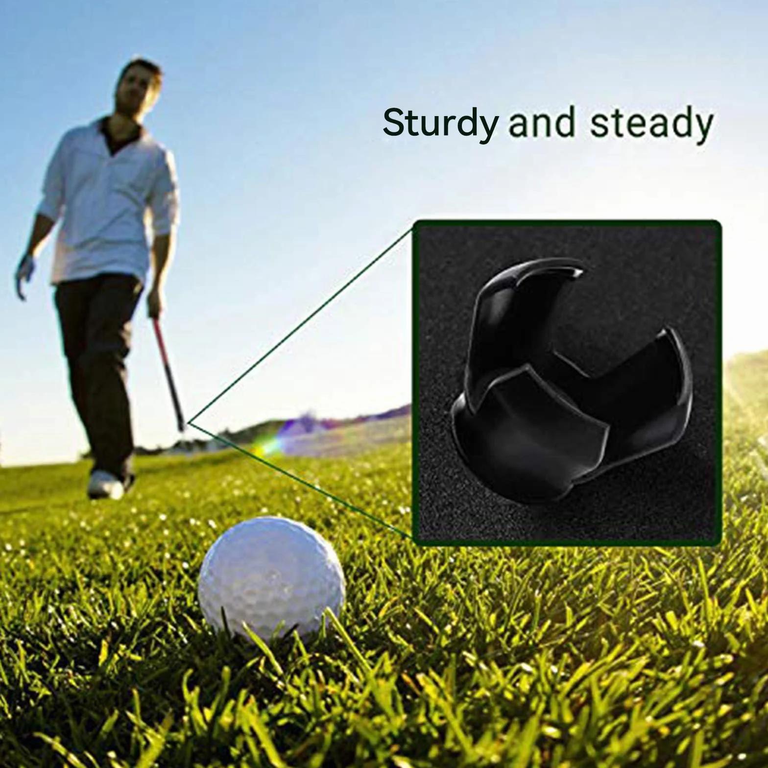 Recuperador de Pelotas de Golf Telescópico de Acero Inoxidable para Agua con Agarrador para Putter, 2 m