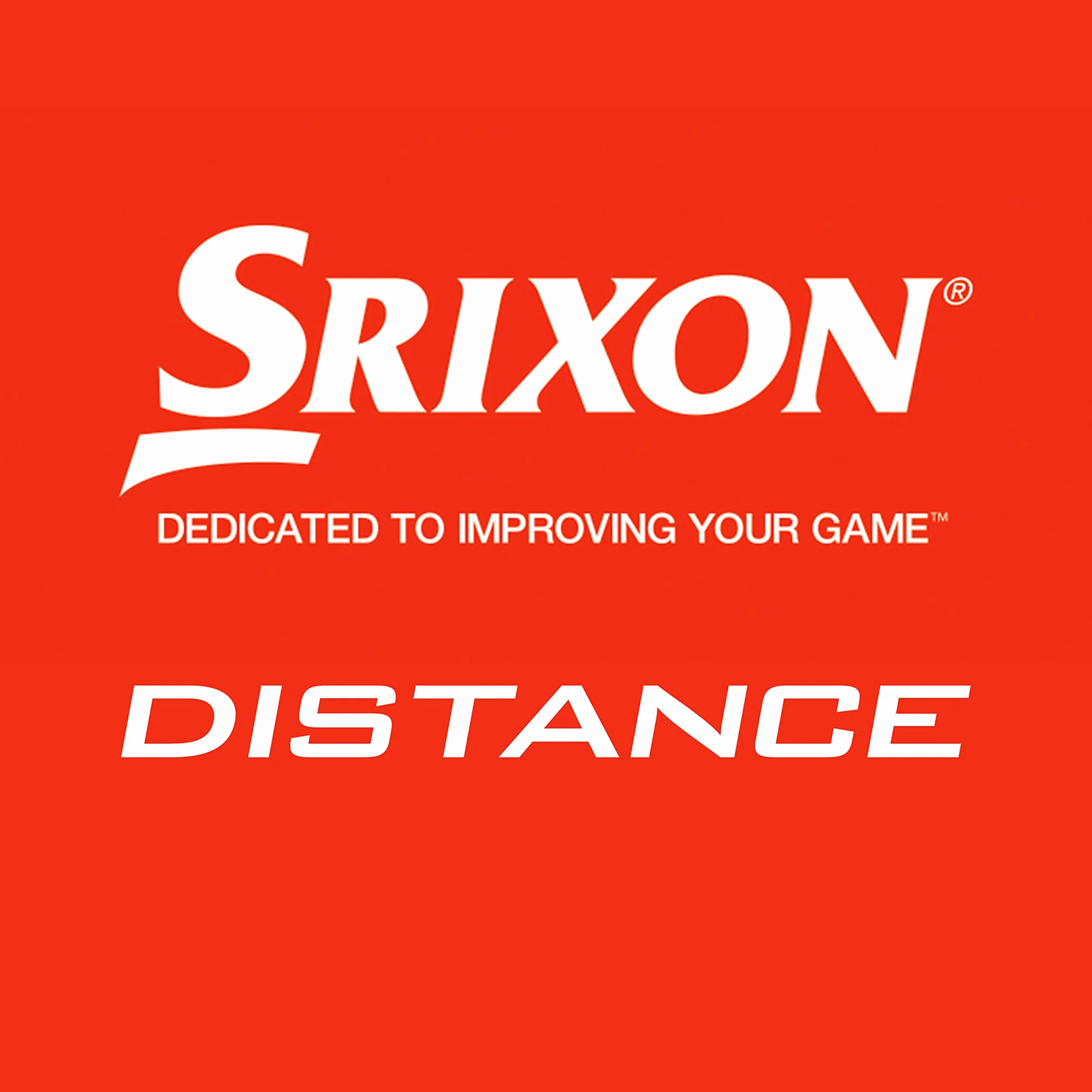 Srixon Distance 10 Pelotas de Golf Docena Alta Velocidad