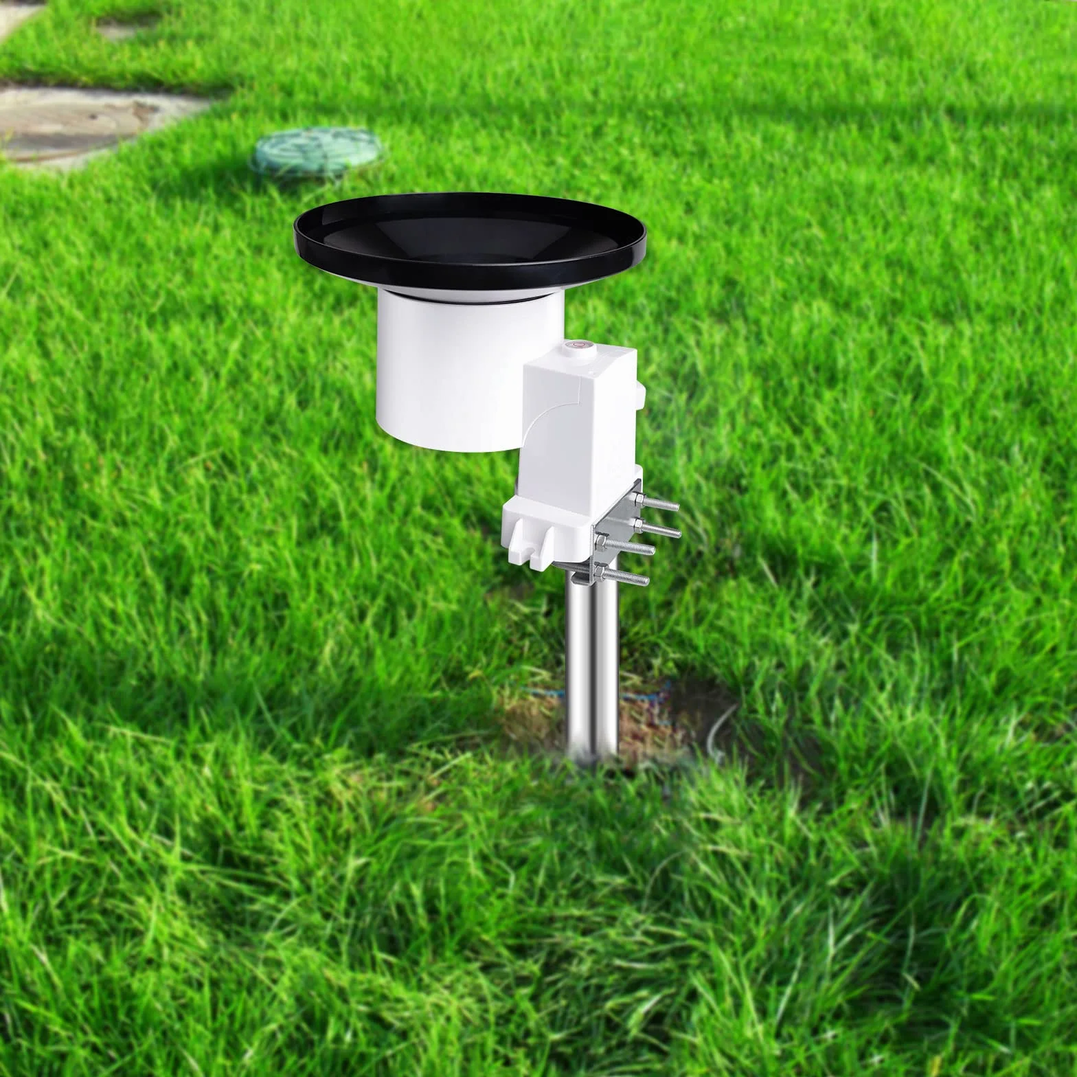 ECOWITT WH40 Colector de lluvia inalámbrico autovaciado Sensor de lluvia Accesorio solo, no se puede utilizar solo
