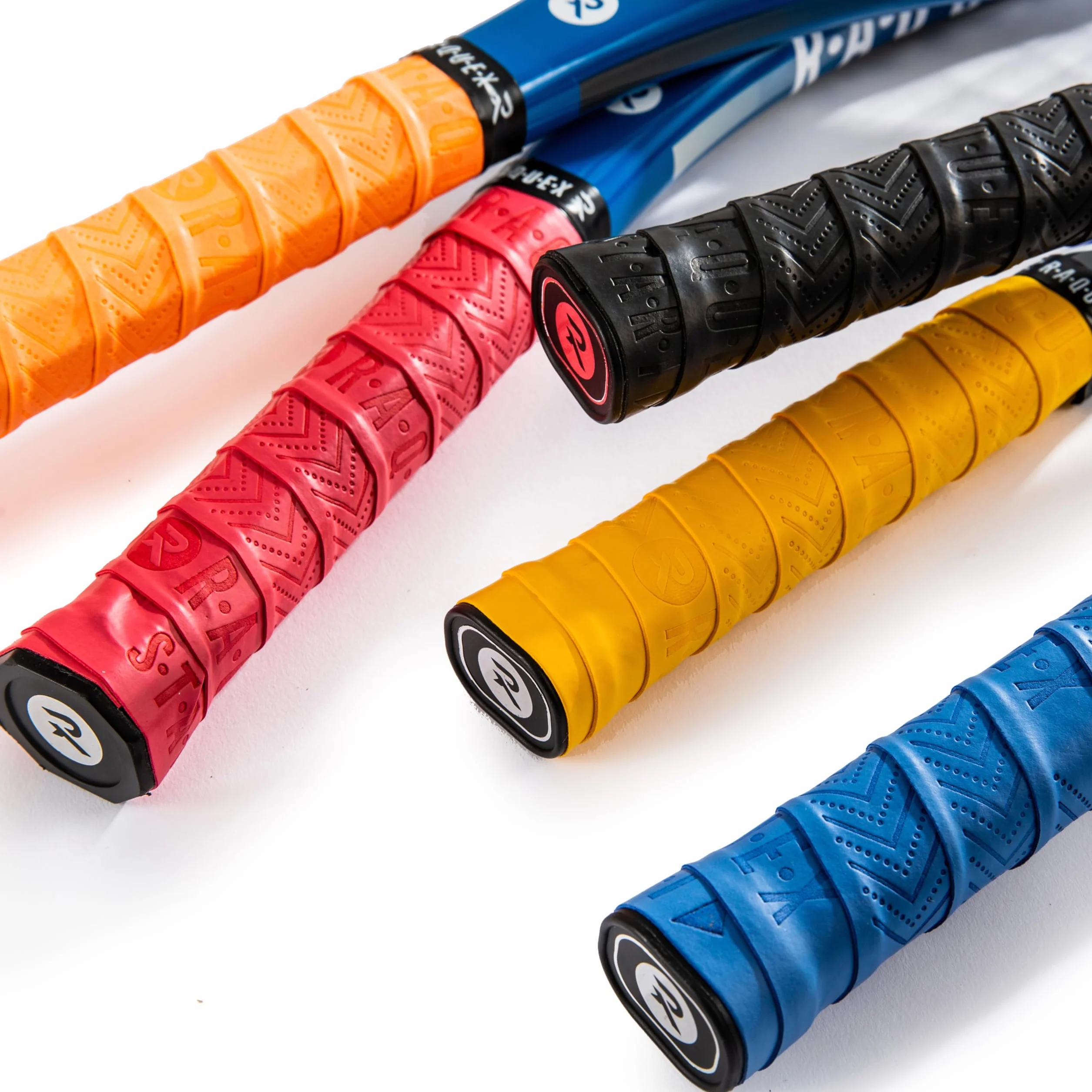 Raquex Overgrips Evolve 5-Pack Multicolor Tennis Badminton Squash Padel Pickleball Grip Antideslizante