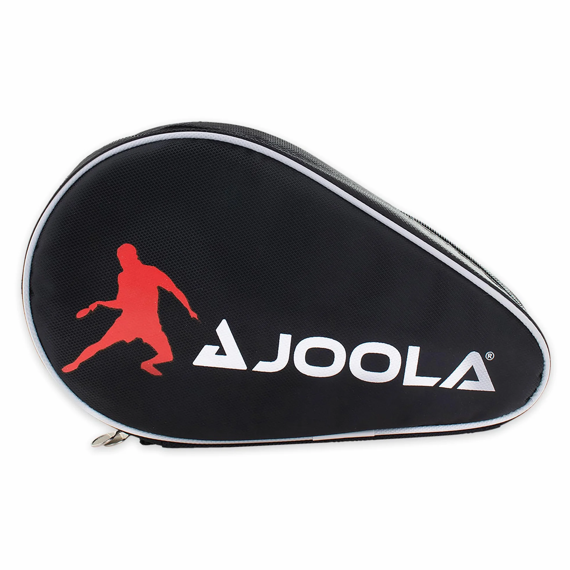 JOOLA Bolsillo Doble Funda 2 Raquetas de Ping Pong Impermeable 28 x 17 x 4 CM Blanco Rojo
