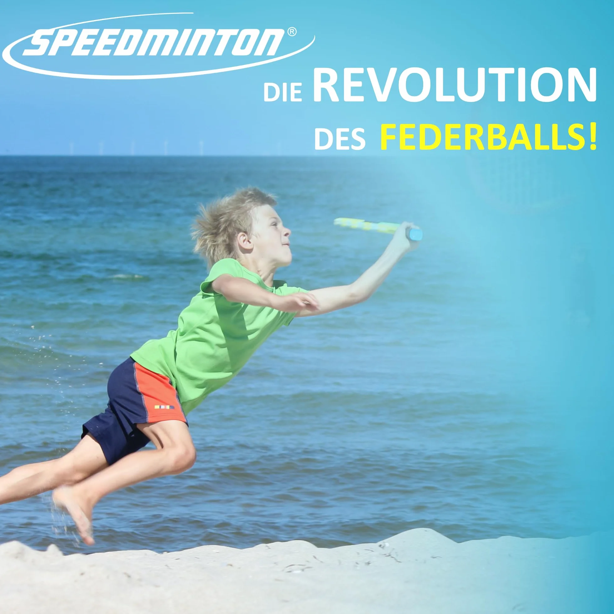 Speedminton® Junior Set Original Speed Badminton Crossminton Niños 2 Fun Speeder® Bolsa
