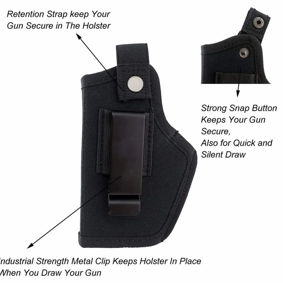Funda Táctica para Pistola Militar Nailon 900D Glock Grande Mediana