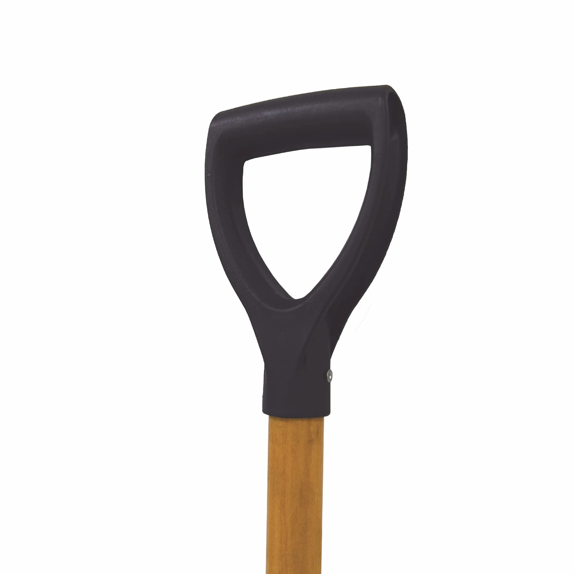 Amig - Pala de Aluminio Cuadrada con Mango de Madera Ergonómico Especial Quitanieve y para Mover y Recoger Hojarasca o Grava - 110 cm, Ligera y Resistente para Uso Doméstico o Profesional, Gris