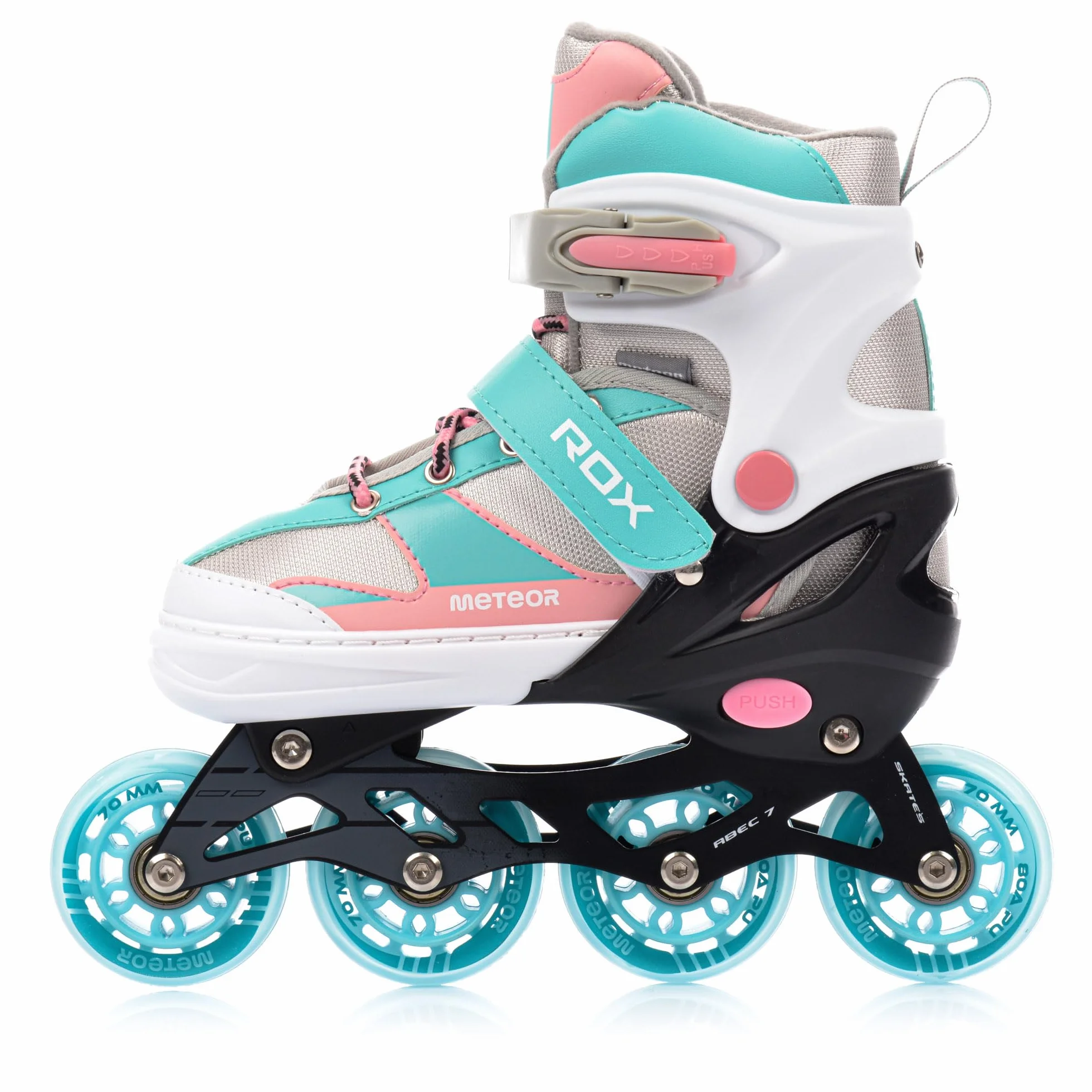 Patines Línea Ajustables para Niños ABEC7 Forro Interior Tamaño Ajustable