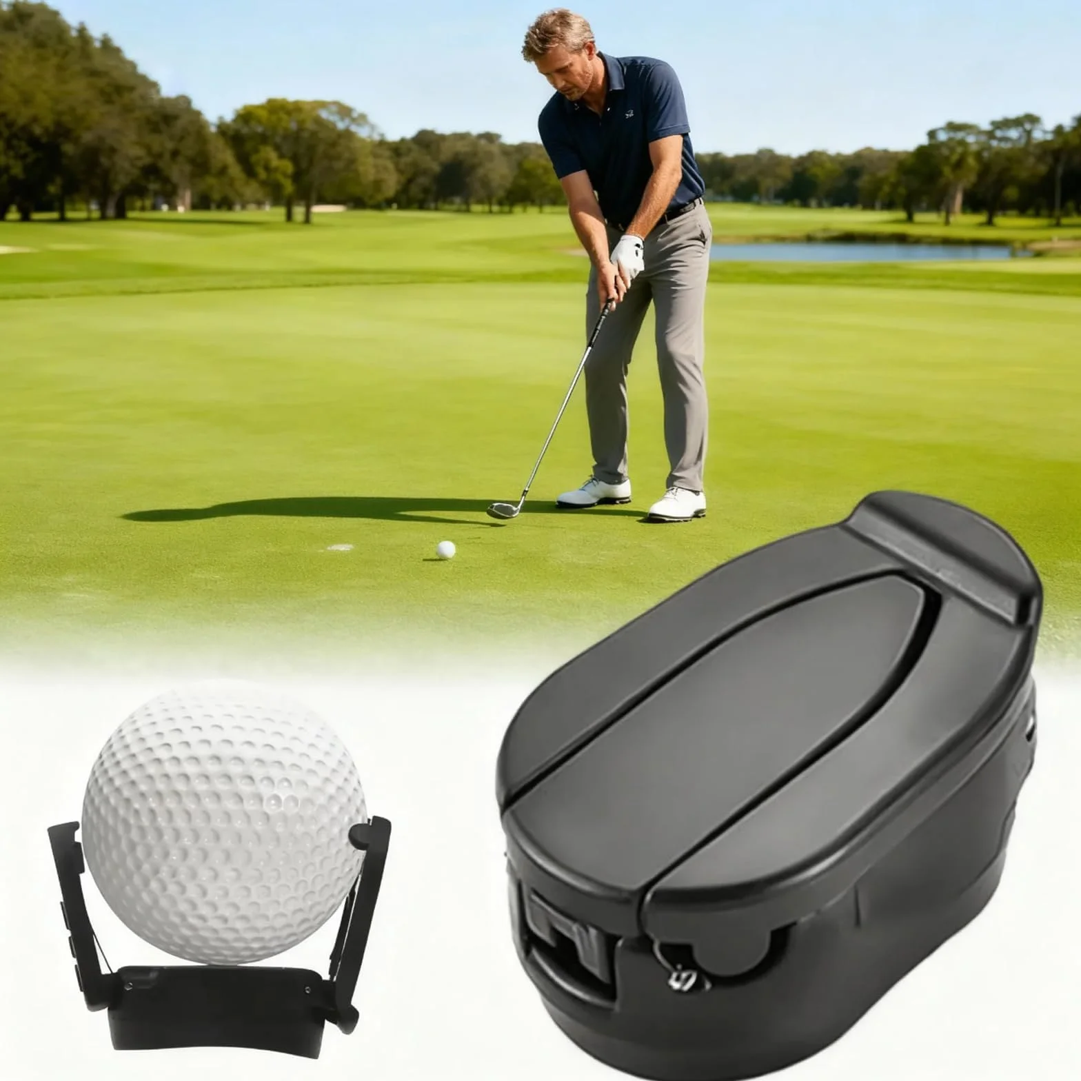 YNR Pinza per Raccogliere Palline da Golf Retriever Raccoglitore Professionale Golf Ball