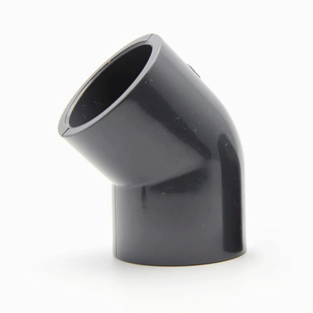 Instalación de tubería de codo de PVC de 45 grados | For de riego de jardín: conector de acuario de UPVC duradero, 1 unidad(75mm)