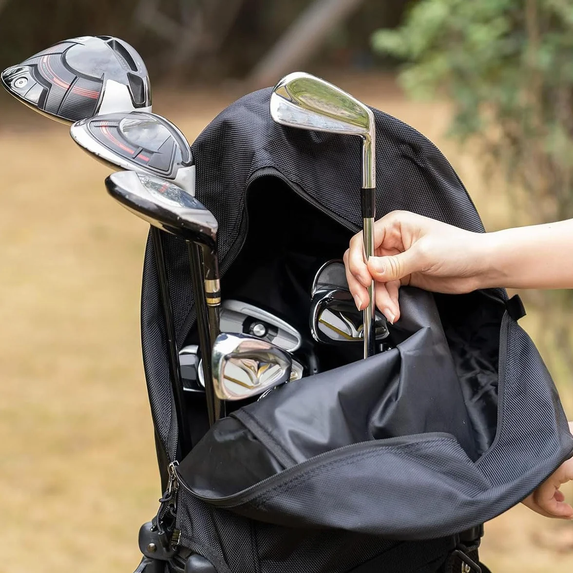 Capucha para Lluvia para Bolsa de Golf, Cubierta Impermeable para Bolsas de Viaje y Carrito