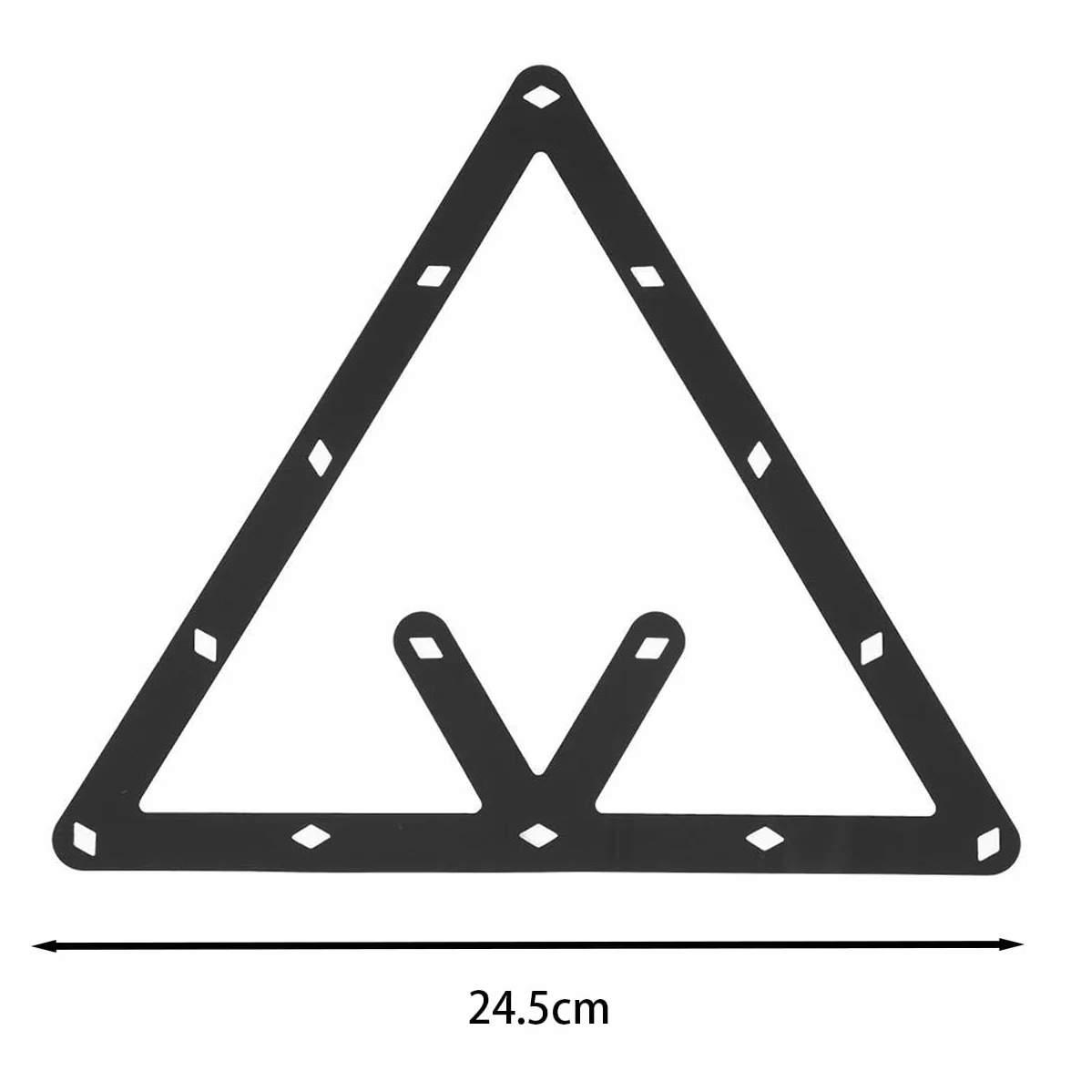 Magic Rack Pro Juego de 6 Triángulos de Billar 8, 9 y 10 Bolas Soporte Preciso