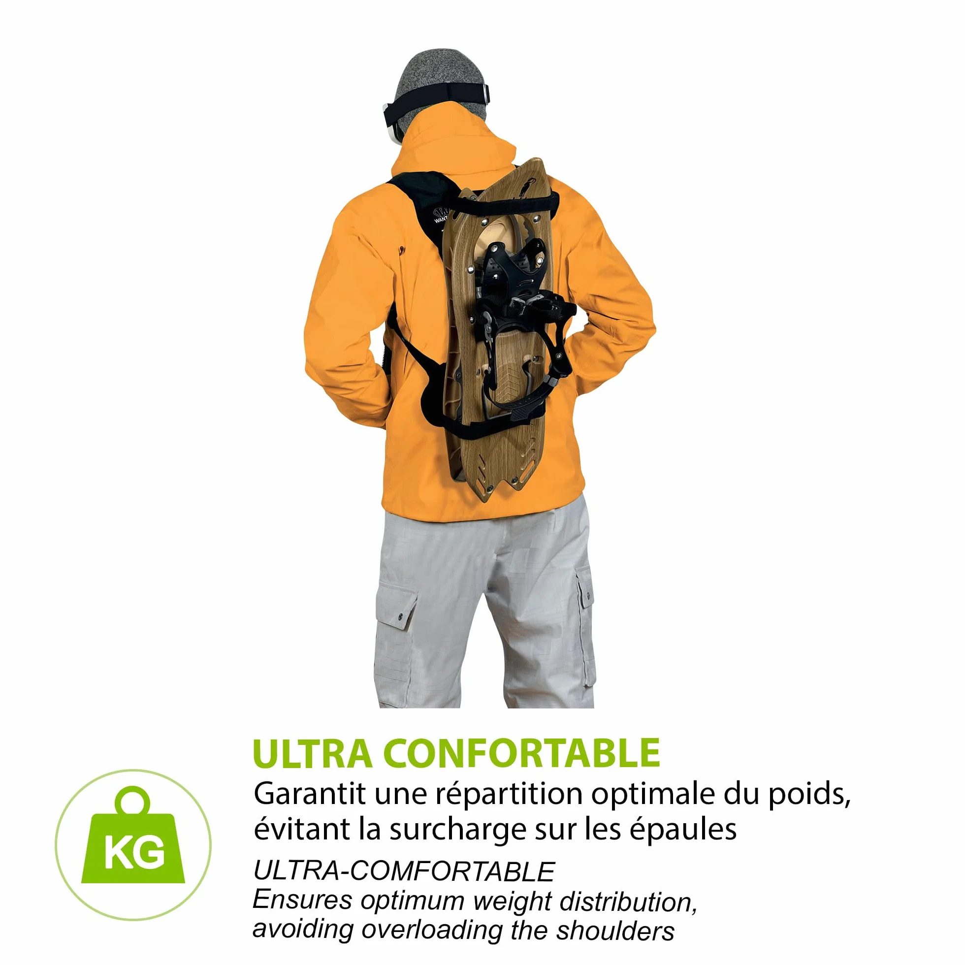 Wantalis Skiback Portaesquí Manos Libres