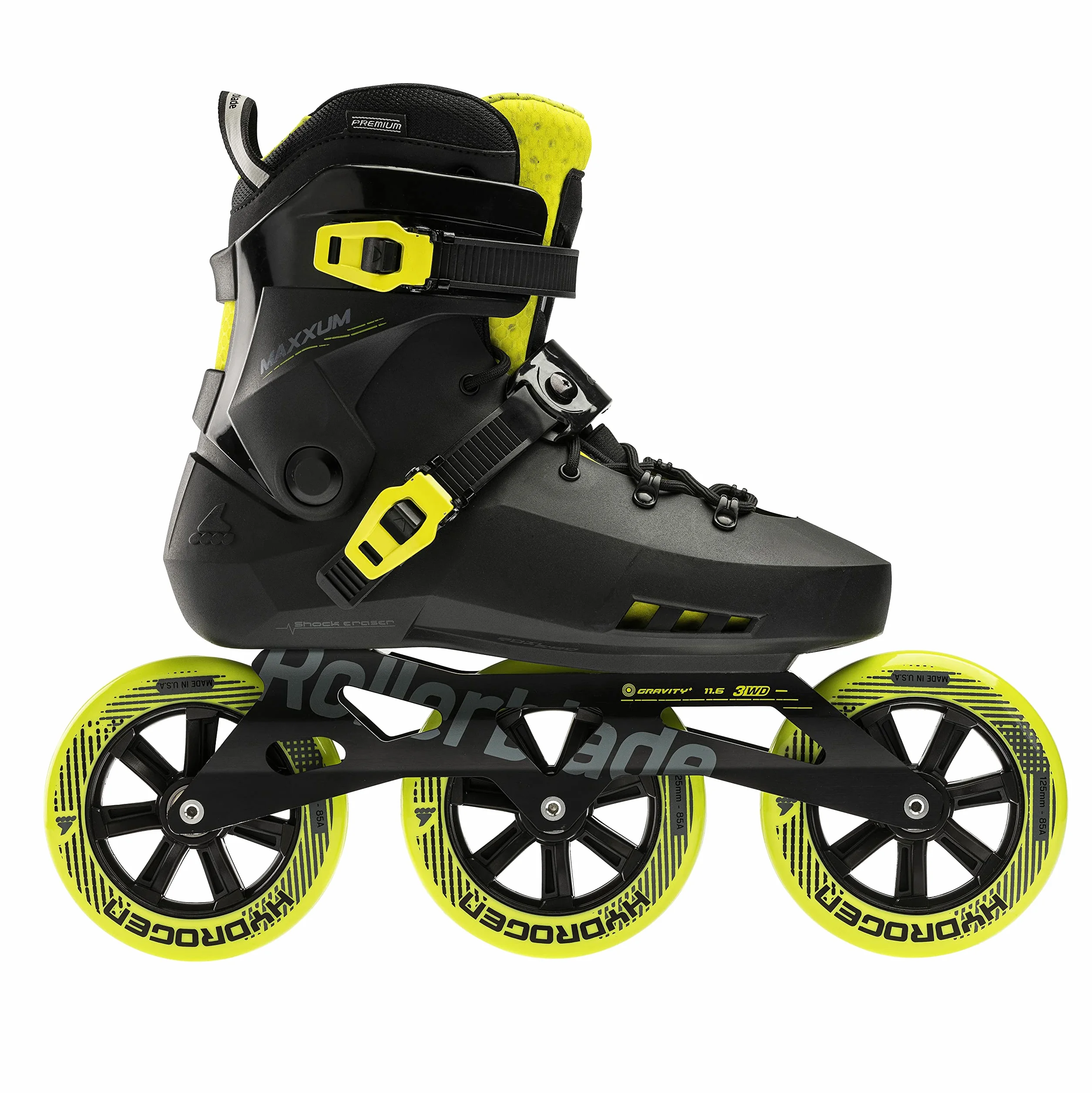 Rollerblade MAXXUM 125 Inline Skate 2025 Black Lime