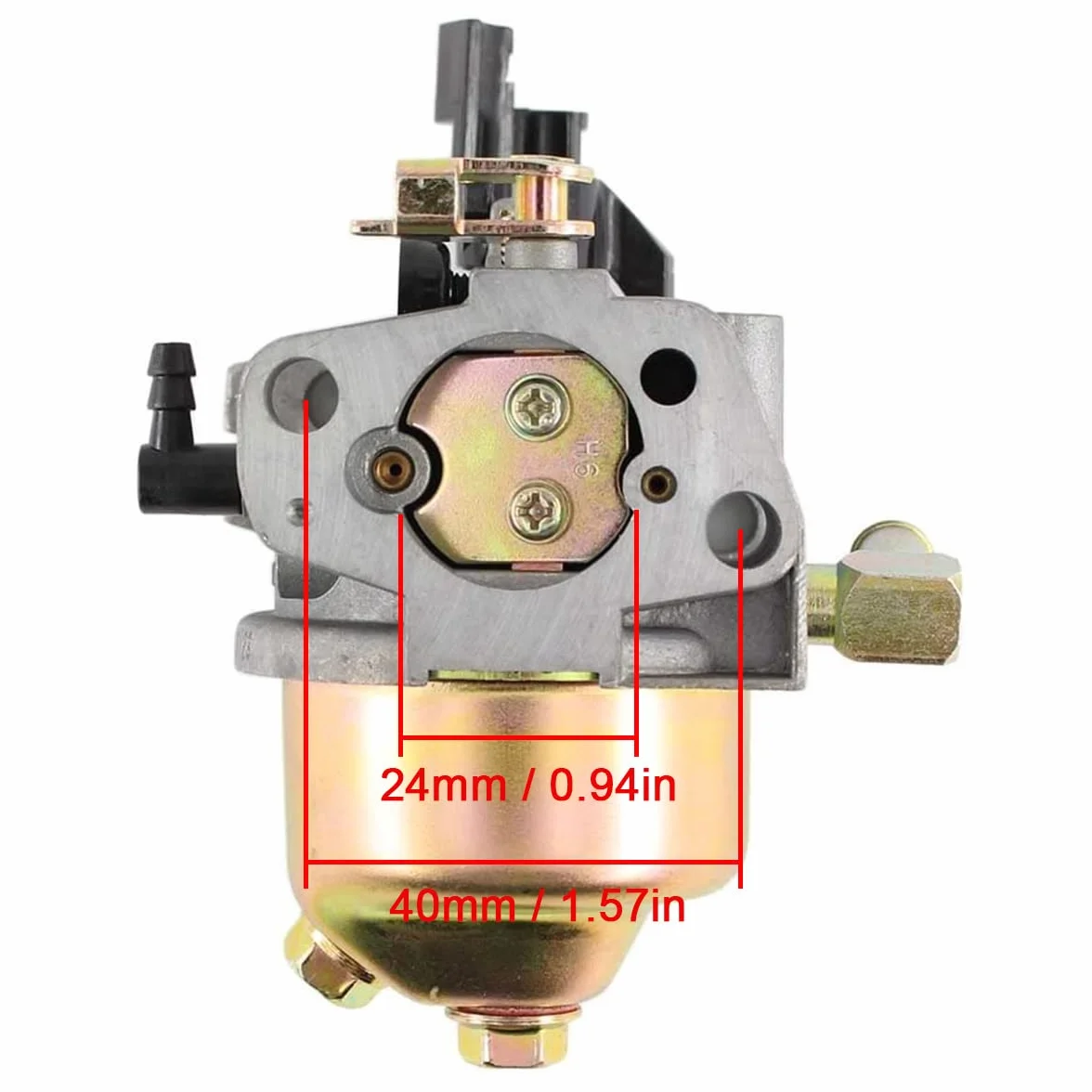 ZAMDOE Carburador 951-12705 para Troy-Bilt Storm 2410 2620 2100 soplador de Nieve, para Motor MTD 270-QU 952Z265-SUA ZS365-SUA, reemplaza a HUAYI 165S 165SA para carburador Stens 520-862