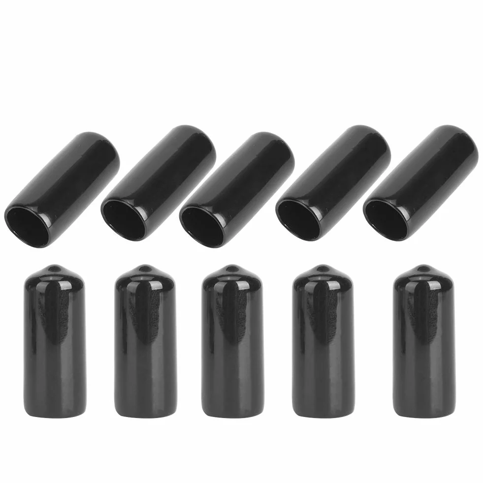 KIMISS Protector de Punta de Taco de Billar, Cubiertas de Goma Duradera, 13 mm, 2 Piezas