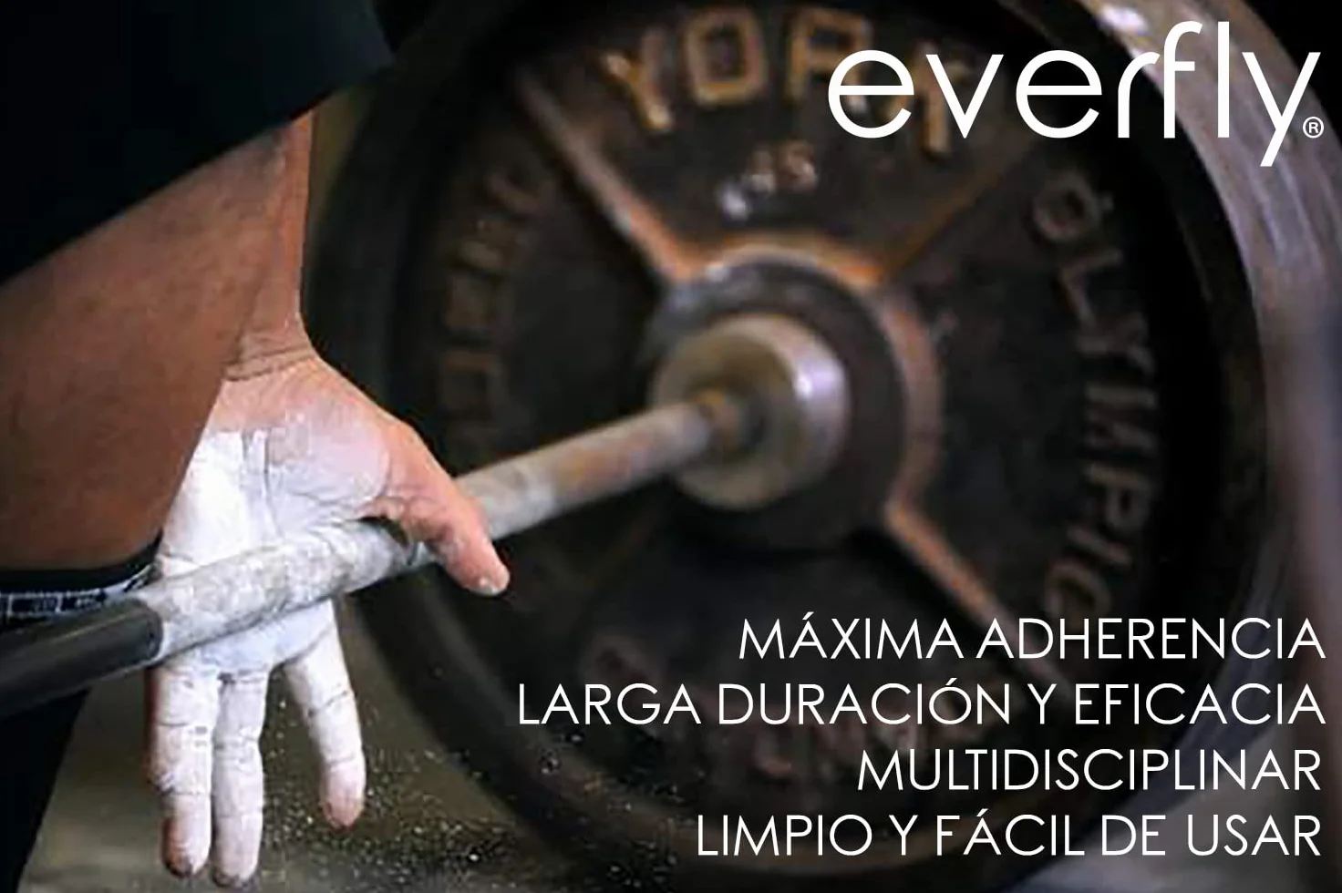 Everfly Magnesio Líquido Crossfit 200ml+50ml Liquid Chalk para Manos Extra Agarre Grip Dry Hands