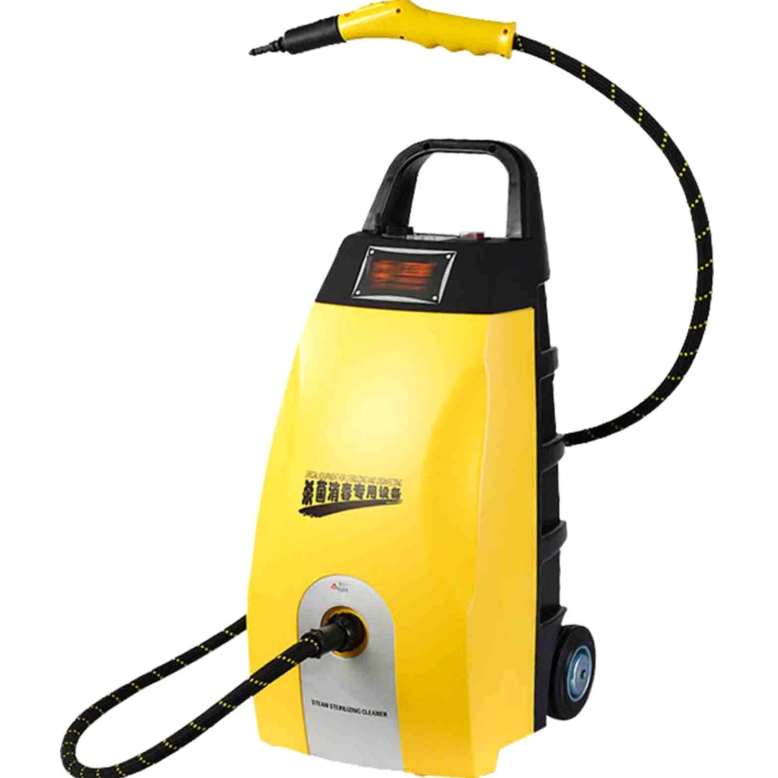 Hidrolimpiadora de vapor continuo de alta presión de 3.5 L, 3000 W, multiusos, con vapor continuo y 6 accesorios, para el hogar, el lavado de autos y la limpieza del aire acondicionado Yellow