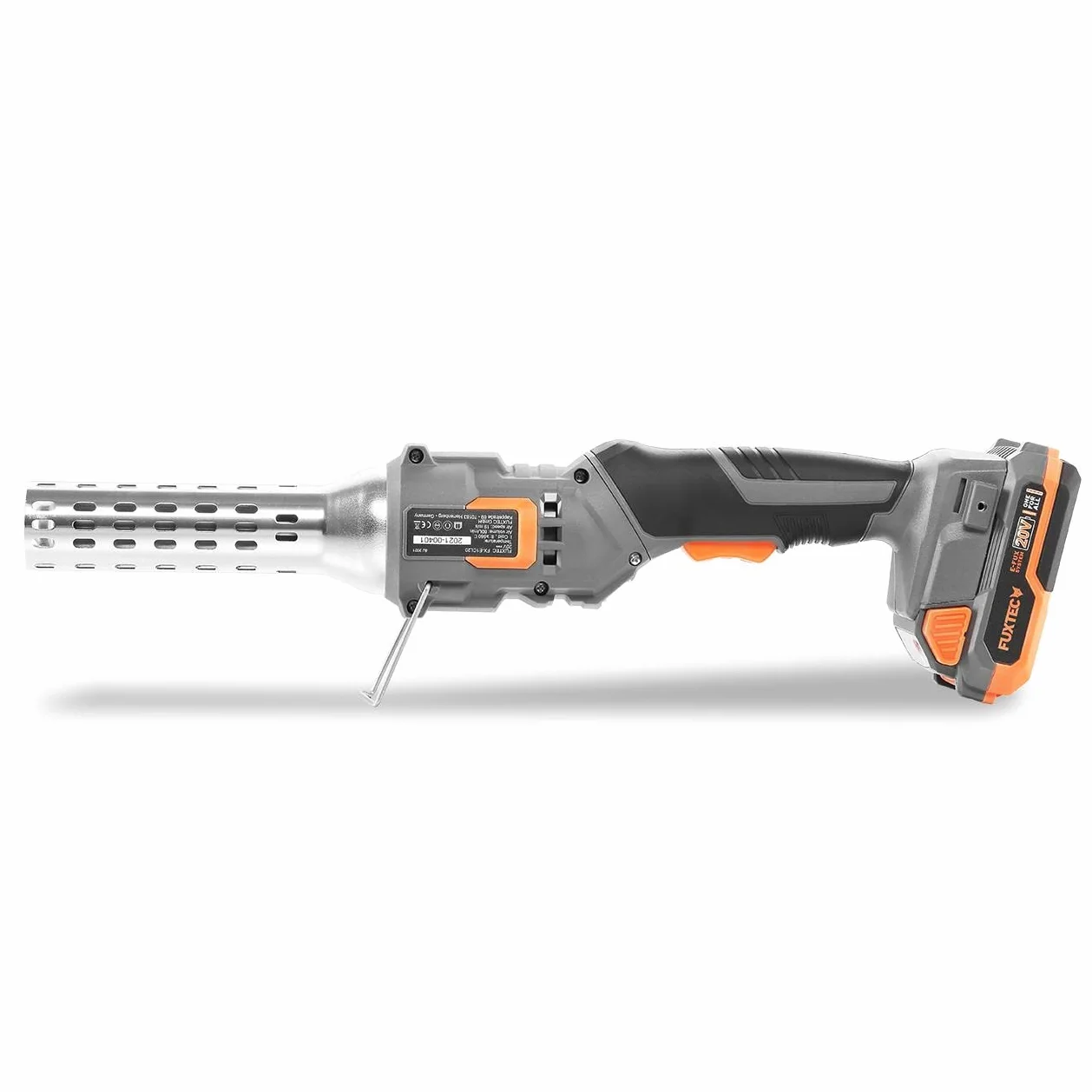FUXTEC Encendedor 20V para Barbacoa y Chimenea – hasta 550?°C – con batería y Cargador