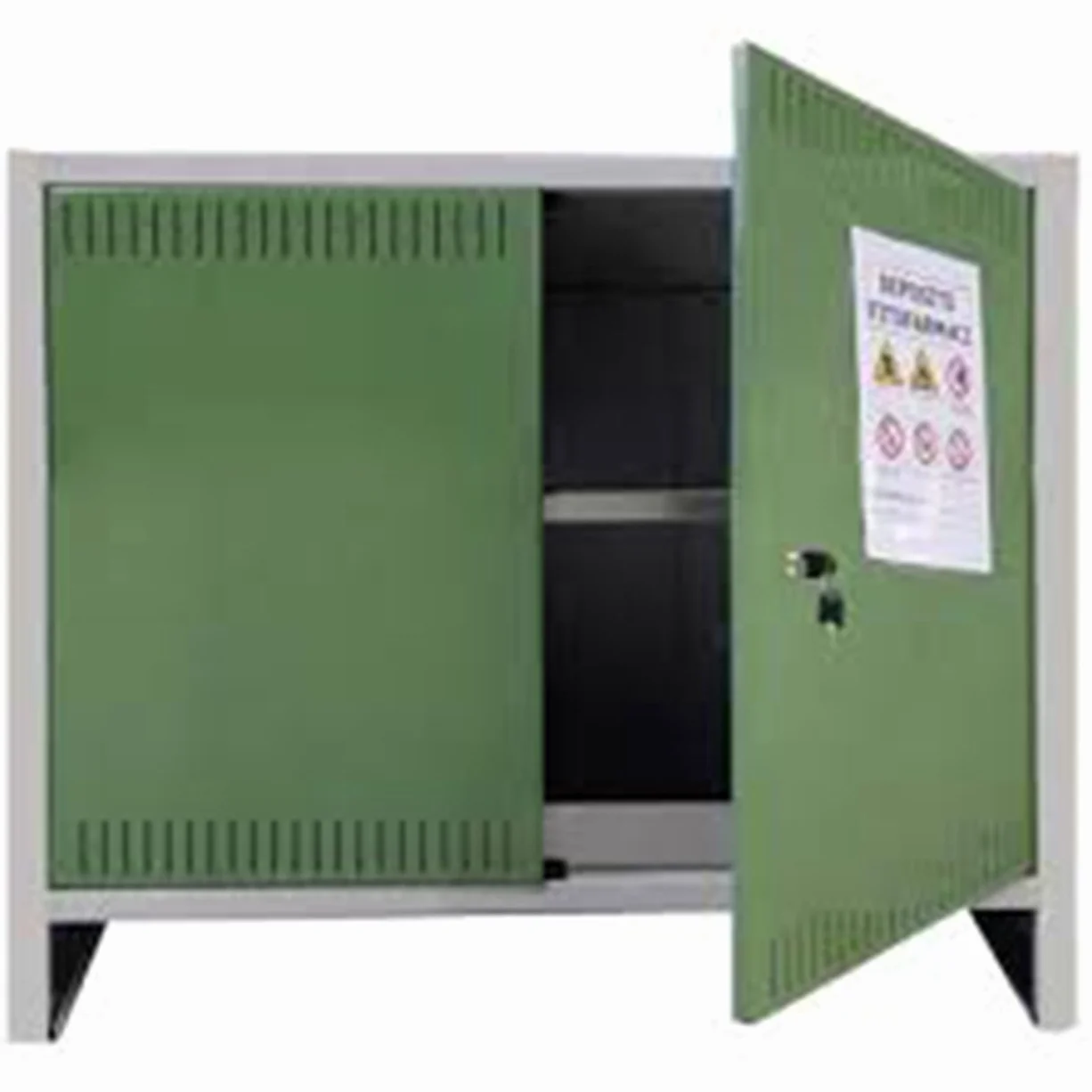 Armario FitofarMACI de 2 puertas, 100 x 40 x 80 cm, homologado, almacenamiento de seguridad