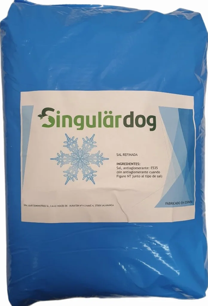 Sal para caminos helados y nieve, deshielo 25Kgs