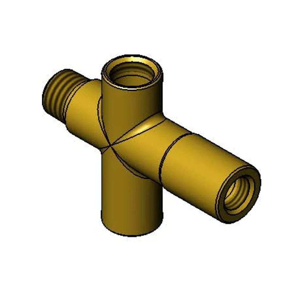 T&S Brass B-2339-TEE B-2339 - Termómetro en T