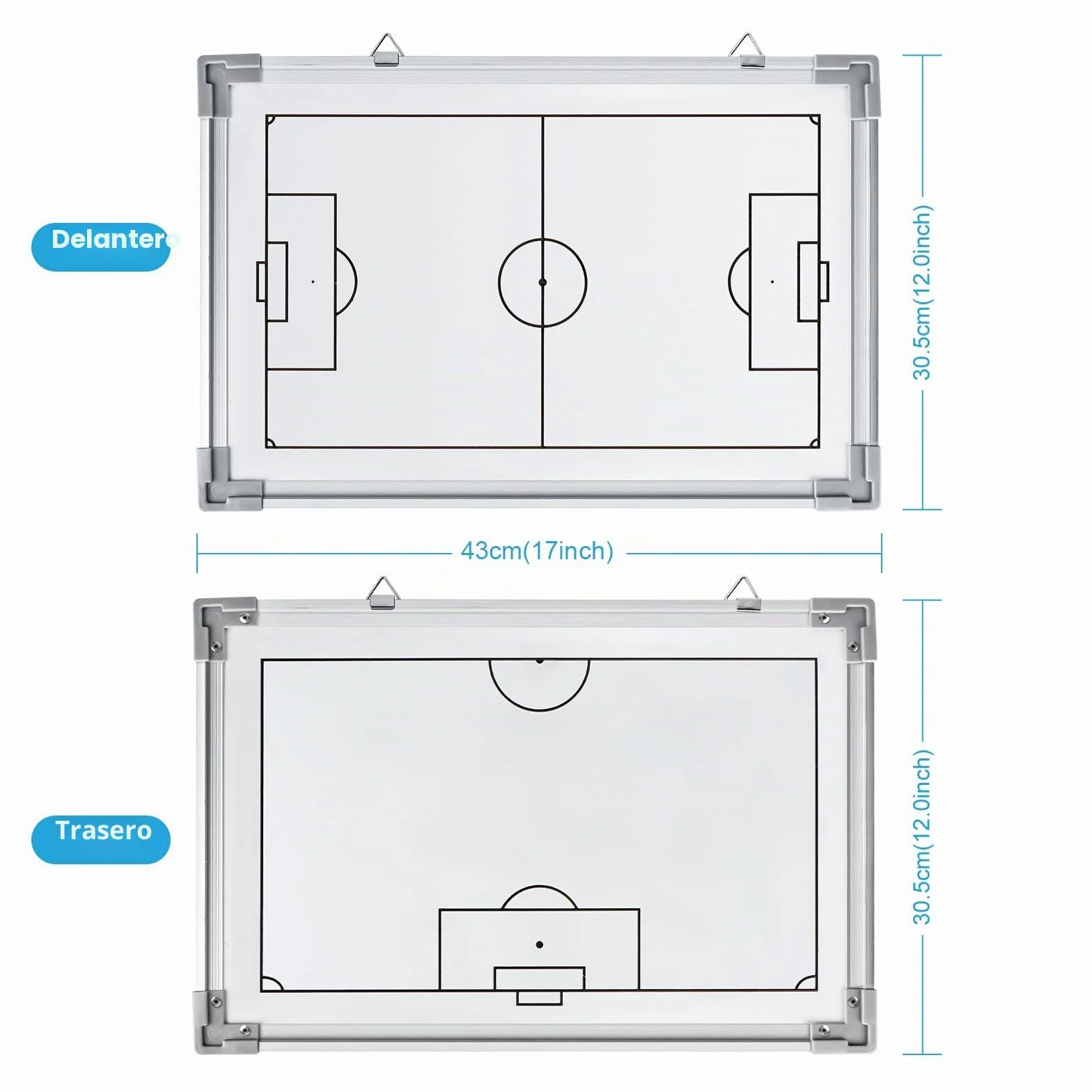 Pizarra Futbol Entrenador Magnética Plegable con Imanes y Borrador para Estrategia