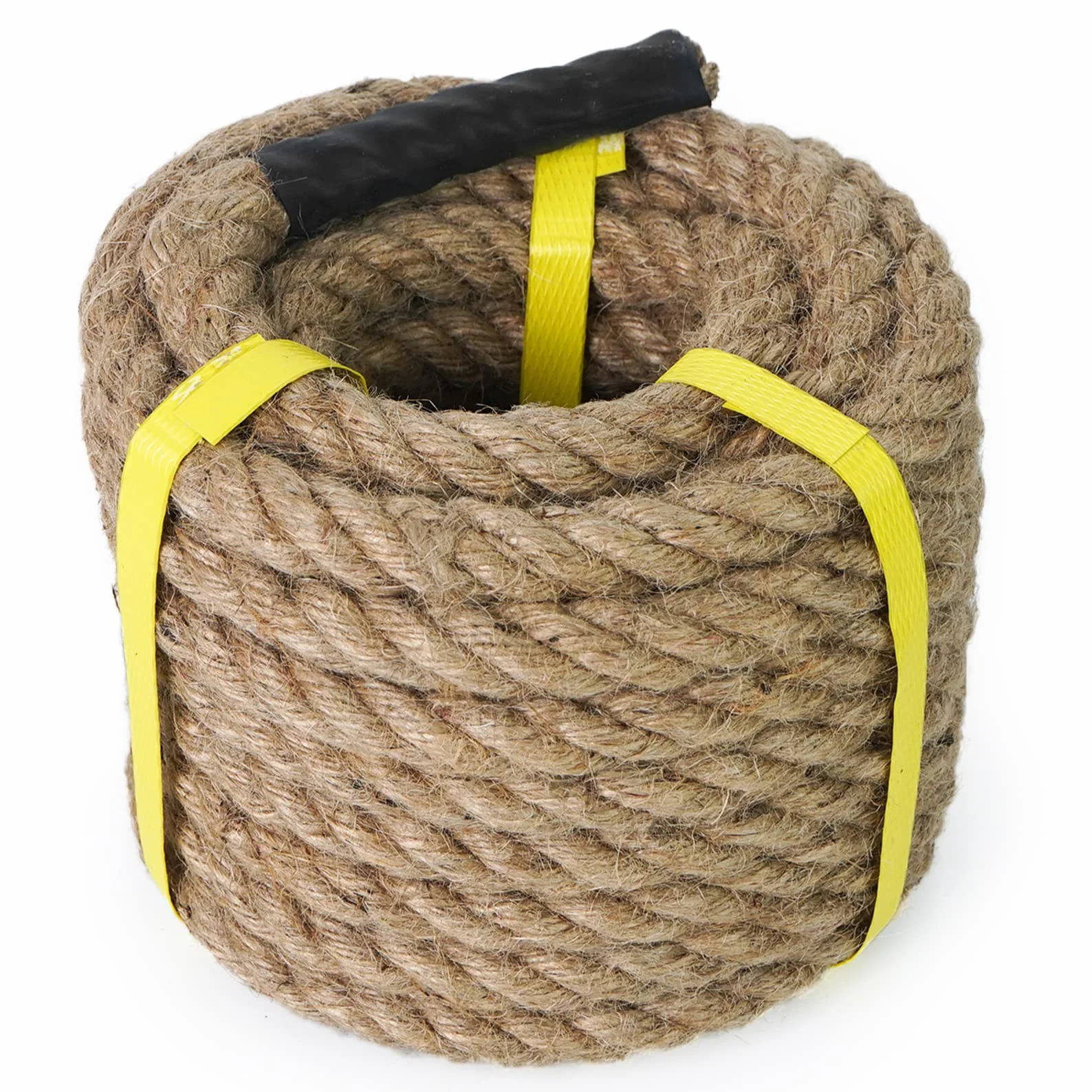 Aoneky Cuerda de Yute Natural - 14/16/20/22/25/30/40/50mm, 8/15/30M, Cuerda Gruesa de Cáñamo Torcida para Bricolaje, Cuerda Decorativa para Hogar Casa Jardín Deportes, Marrón (15M × 30mm)