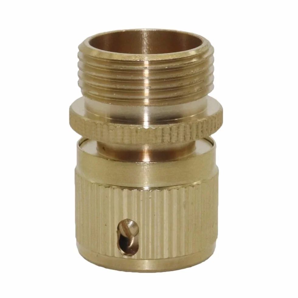 Conector de codo de tubería Latón rosca macho del conector de agua Jardín de riego por goteo Accesorios de lavado de coches pistola de agua especiales Conector de adaptador de 20 PC