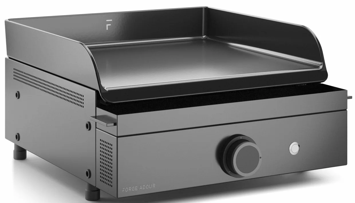 Forge adour plancha gas 5000w placa hierro fundido esmaltado 42,8x41cm origin g45a