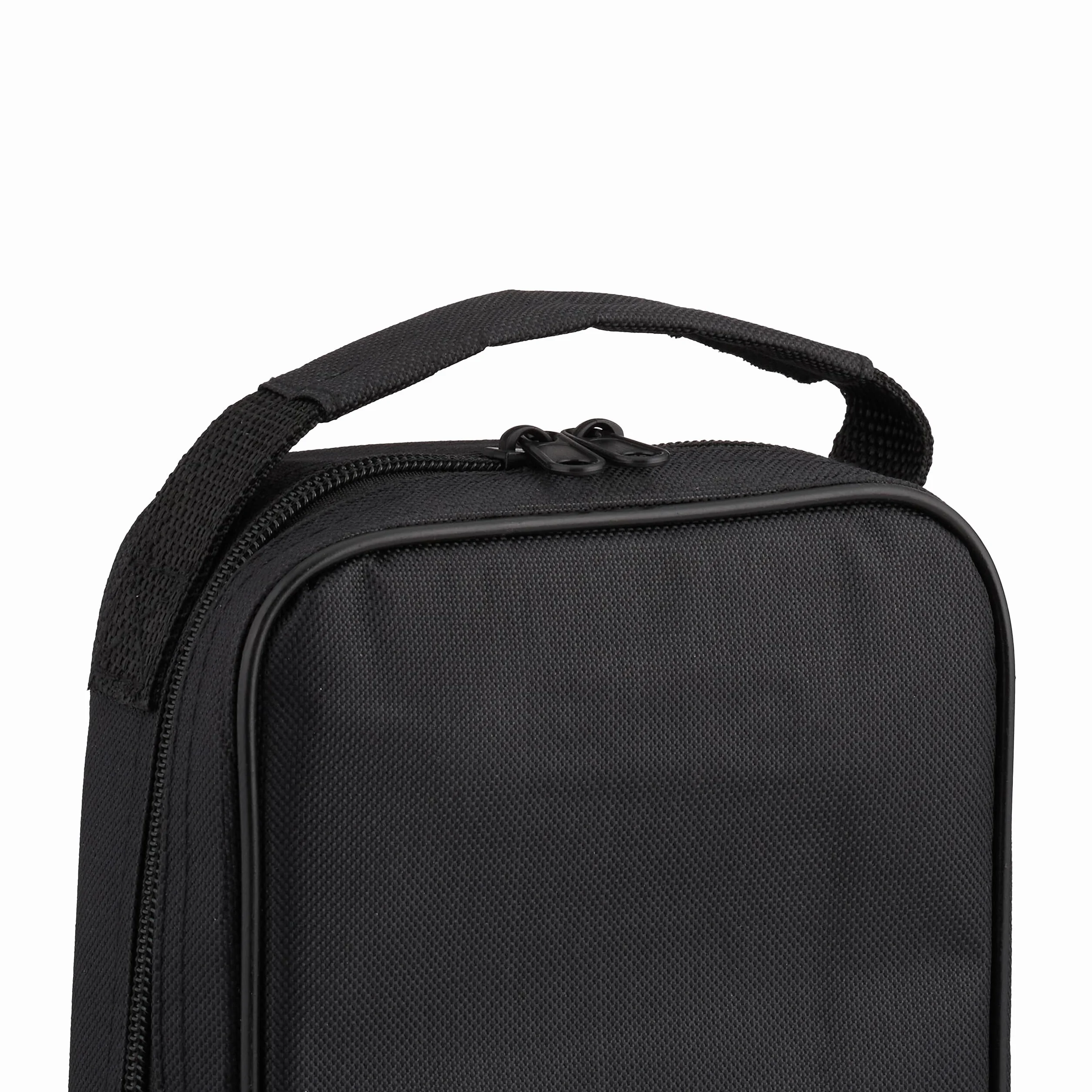 Relaxdays Juego de Petanca 6 Bolas de Acero con Boliche y Cuerda Medidora, Bolsa de Transporte Negro y Plateado