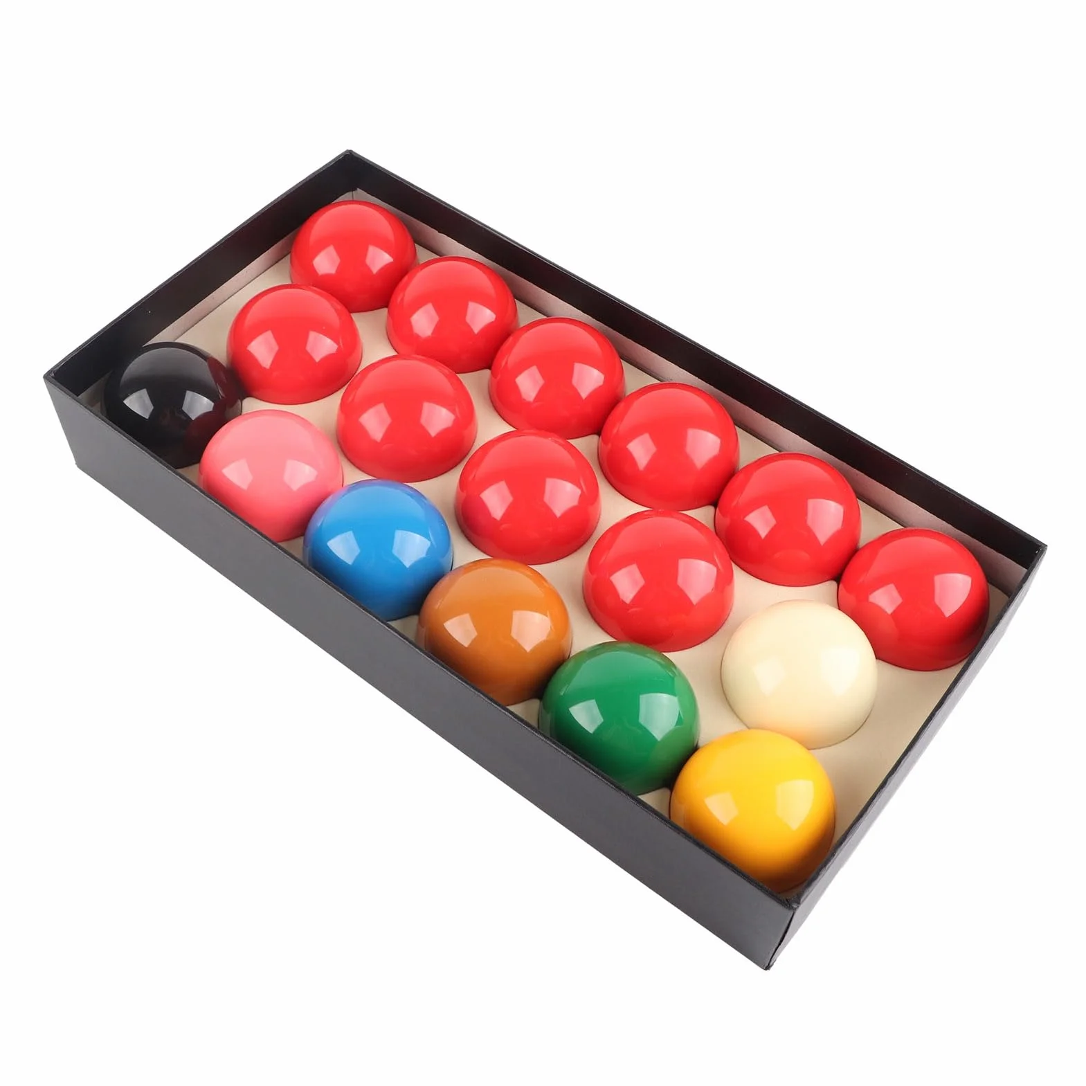 BuyWeek Bolas de Billar Juego de Billar Snooker Ball 17 Piezas 57.2mm Resina