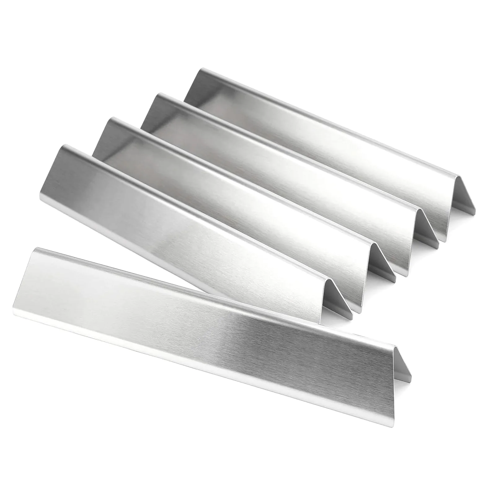 Barras de sabor de acero inoxidable de 38,9 cm para Weber Spirit I & II E/S-310 320 330 Series, 7636 accesorios de placa de calor con paneles de control montados en la parte delantera,