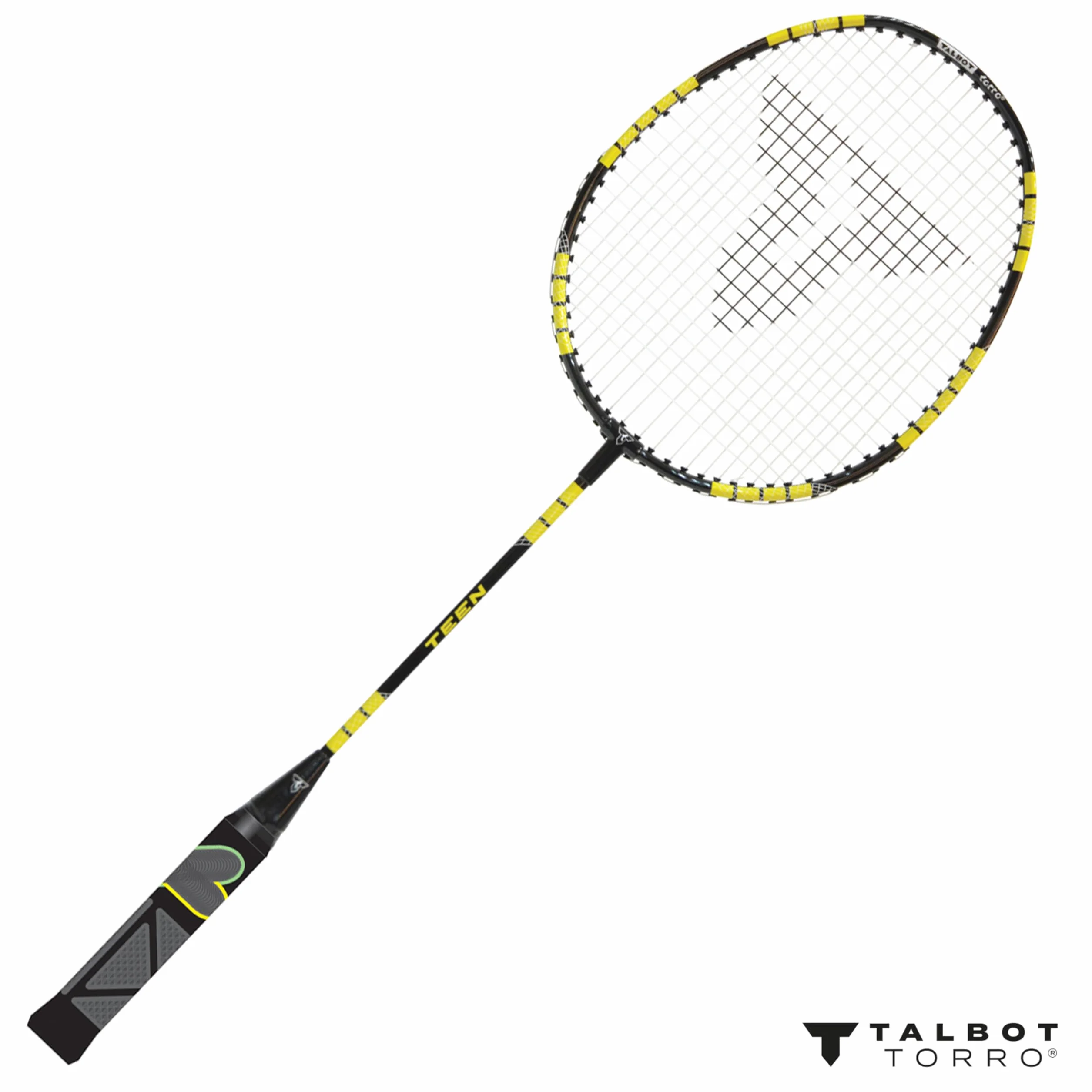 Talbot Torro Eli Teen Raqueta de Bádminton Junior 63 cm Empuñadura Ergonómica Cabezal Isométrico