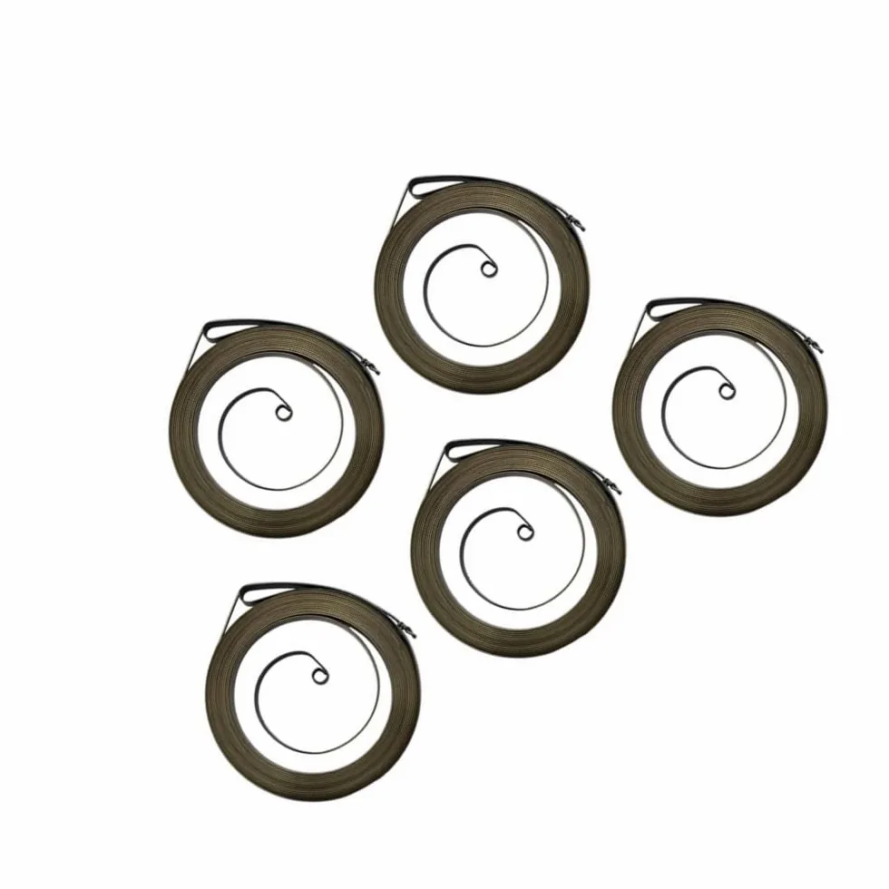 Juego de 5 resortes de Arranque de Retroceso compatibles con motosierras 365, 362, 372, 372XP, 371, 385, 390, 371K, 375K, 2065 y 2071.